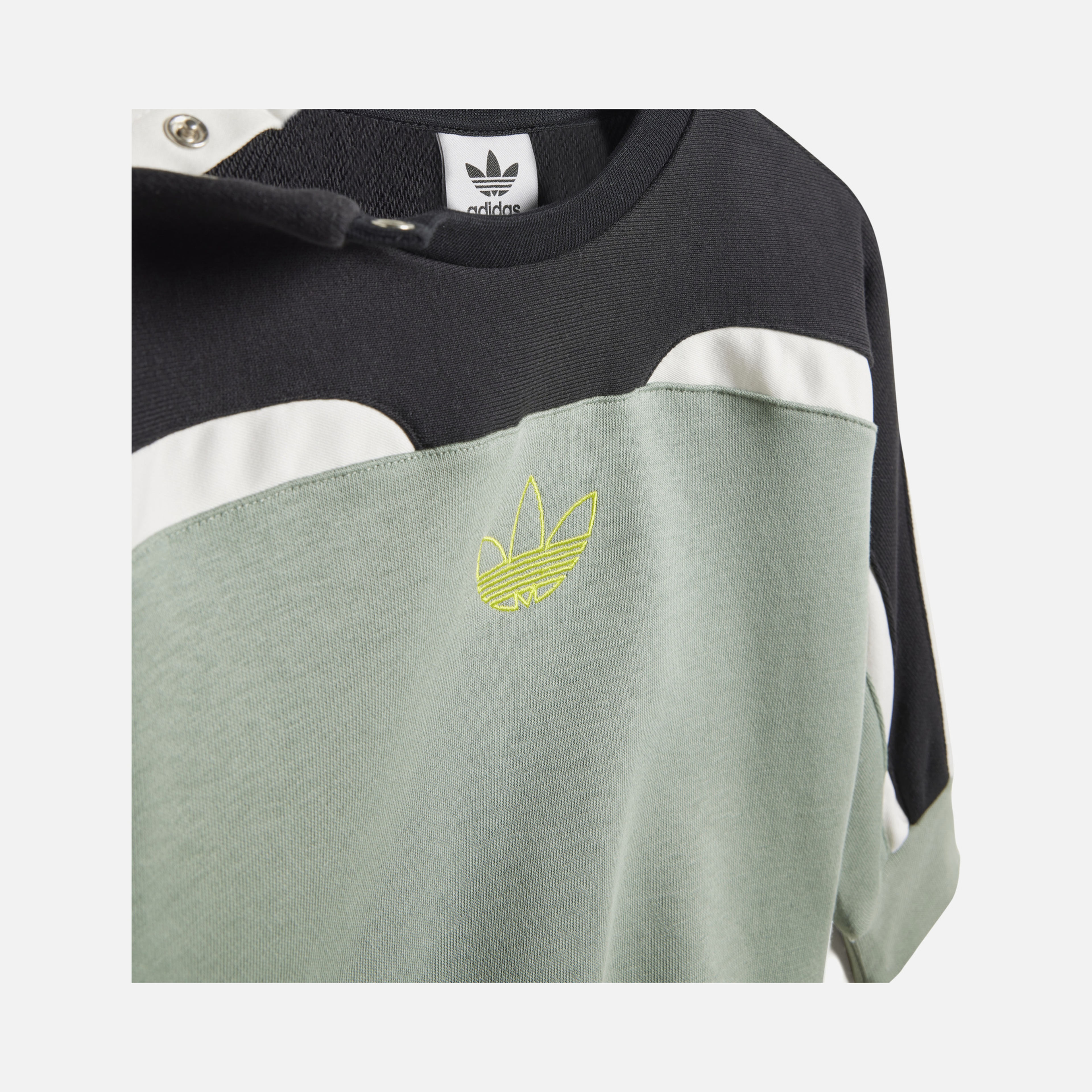 adidas Originals Oversized Loose-Fit Crew French Terry Bebek Eşofman Takımı