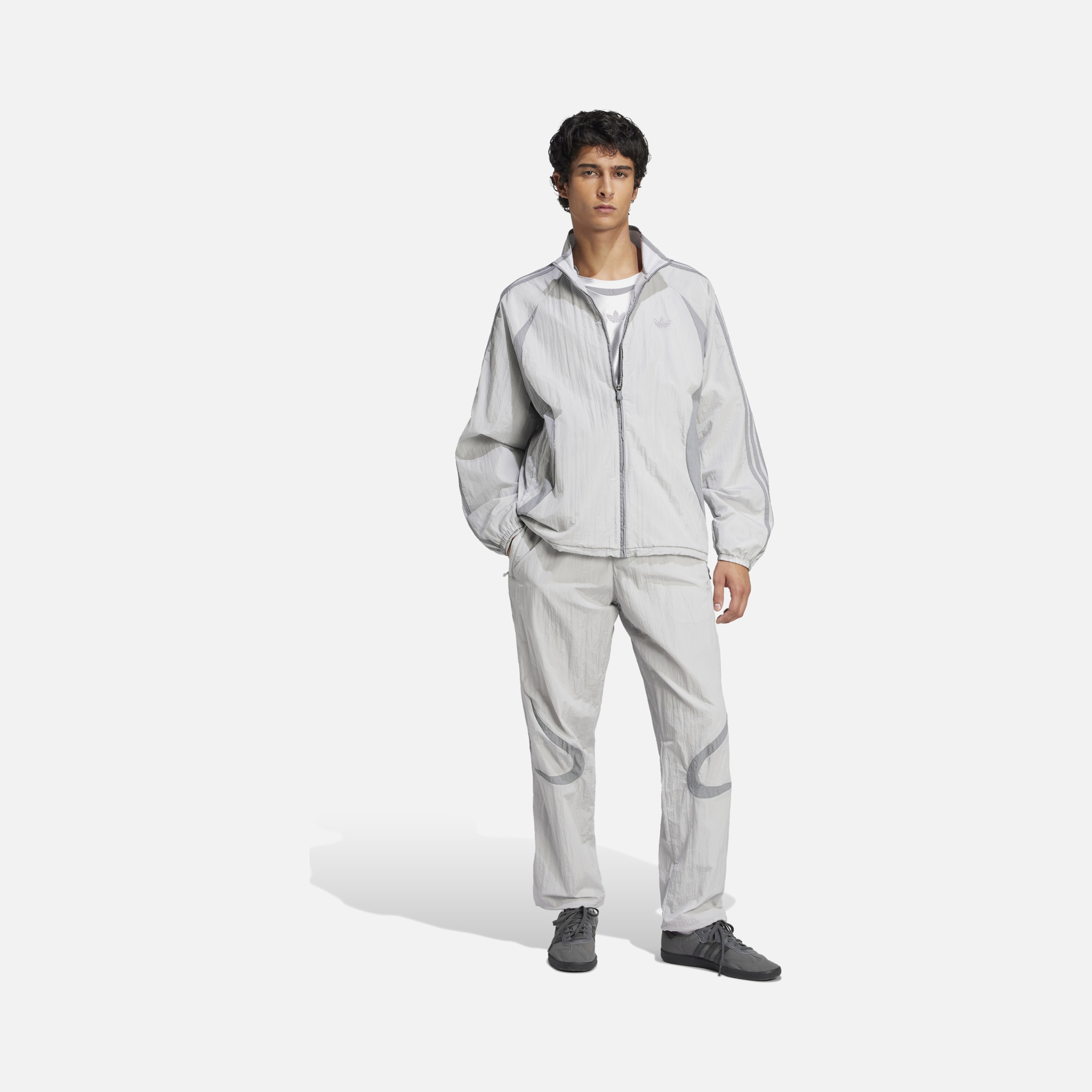 adidas Originals Adicolor 2000s Woven Track Loose Cut Full-Zip Erkek Sweatshirt