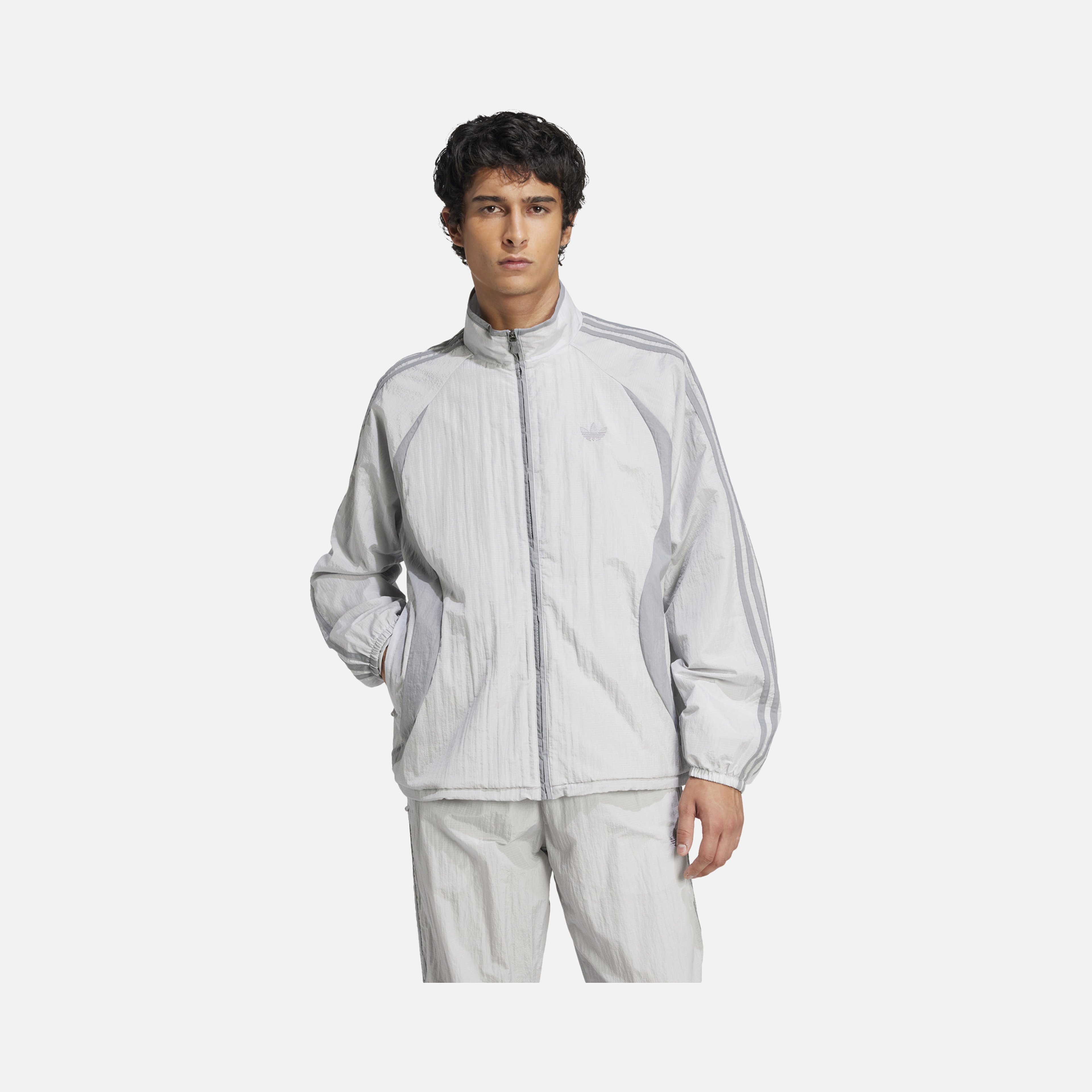 adidas Originals Adicolor 2000s Woven Track Loose Cut Full-Zip Erkek Sweatshirt