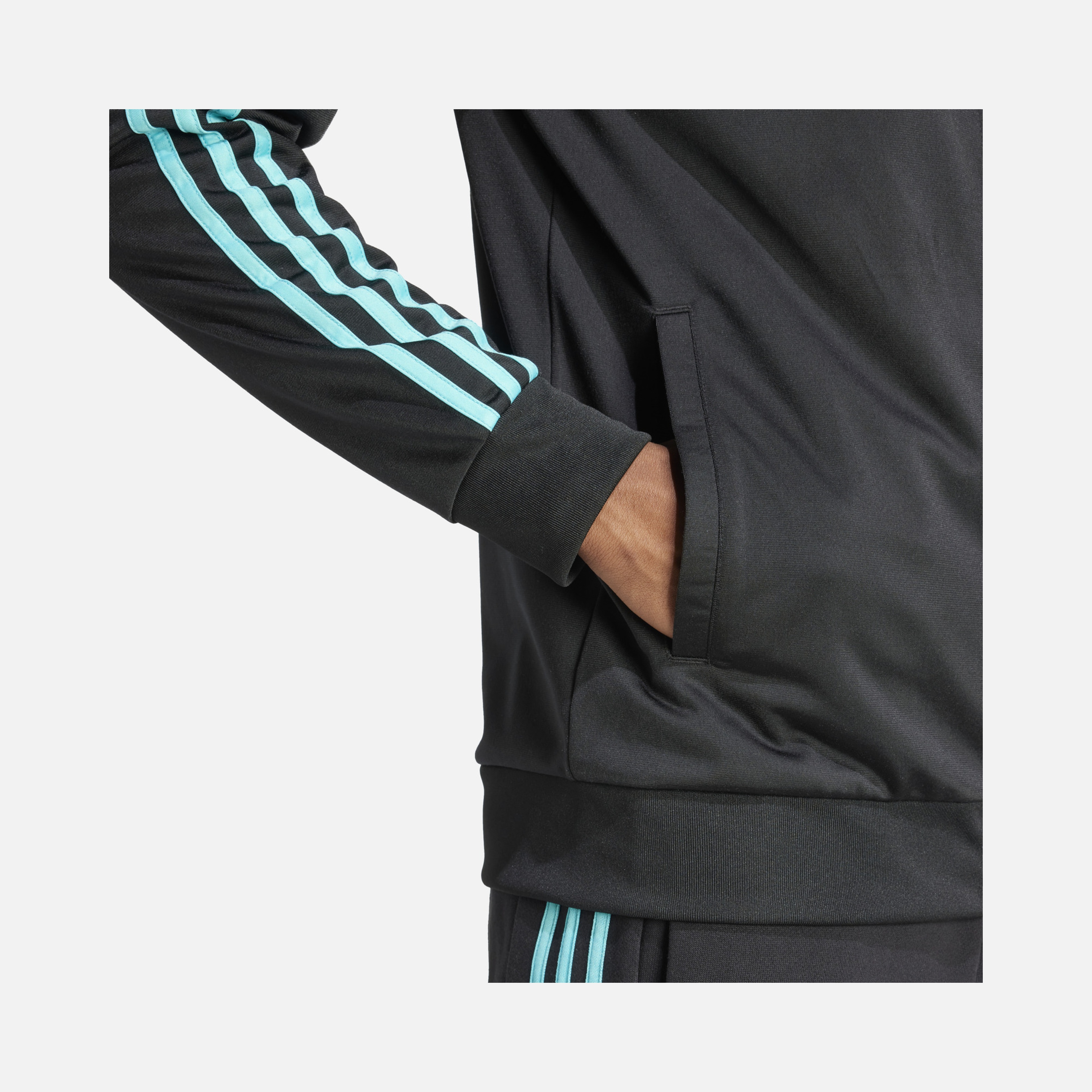 adidas Mercedes-AMG Petronas DNA F1 Team Graphic 3-Stripes Racing Fans Full-Zip Erkek Ceket