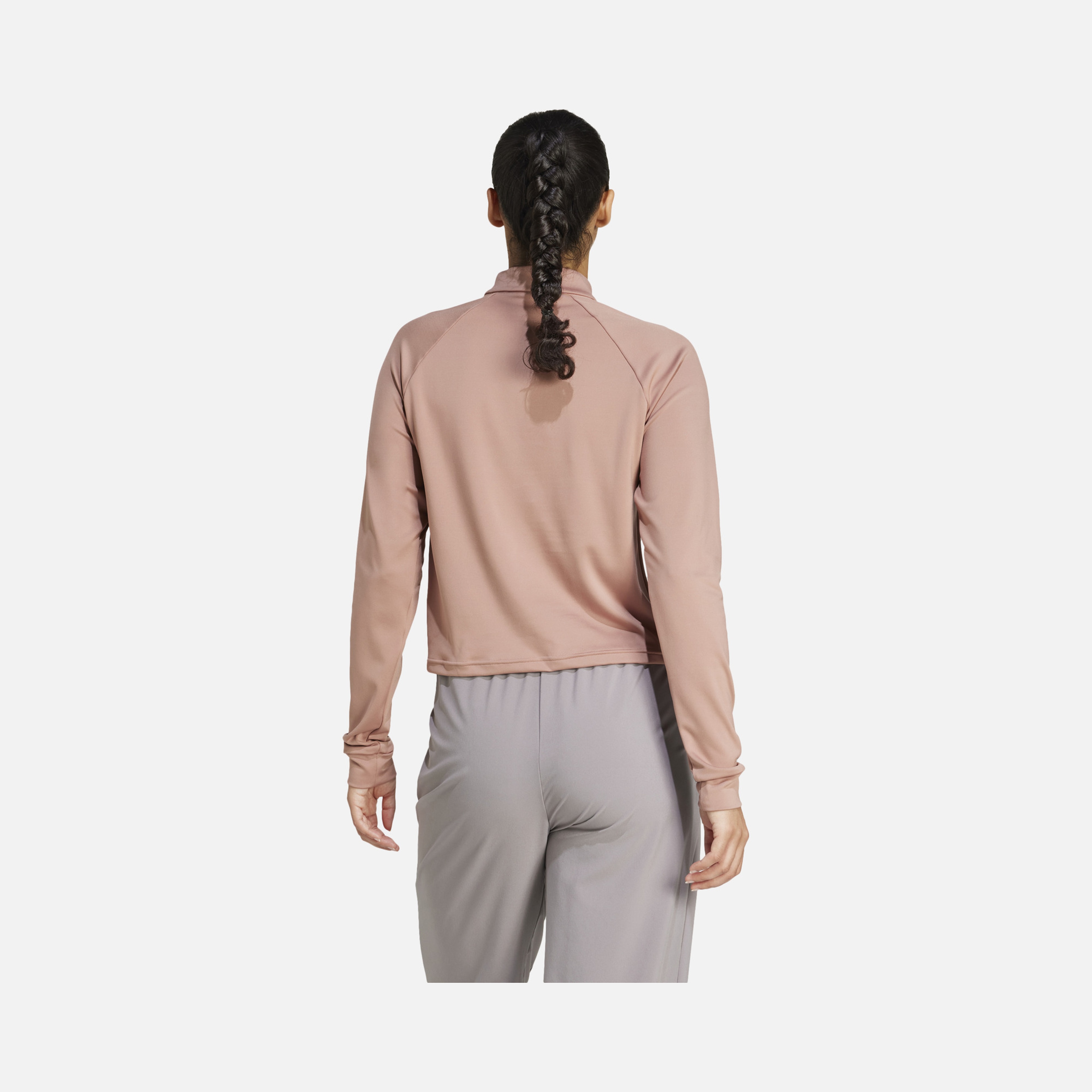 adidas AEROREADY Train Essentials Minimal Branding 1/4-Zip Cover Up Gym & Training Kadın Sweatshirt