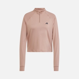 adidas AEROREADY Train Essentials Minimal Branding 1/4-Zip Cover Up Gym & Training Kadın Sweatshirt