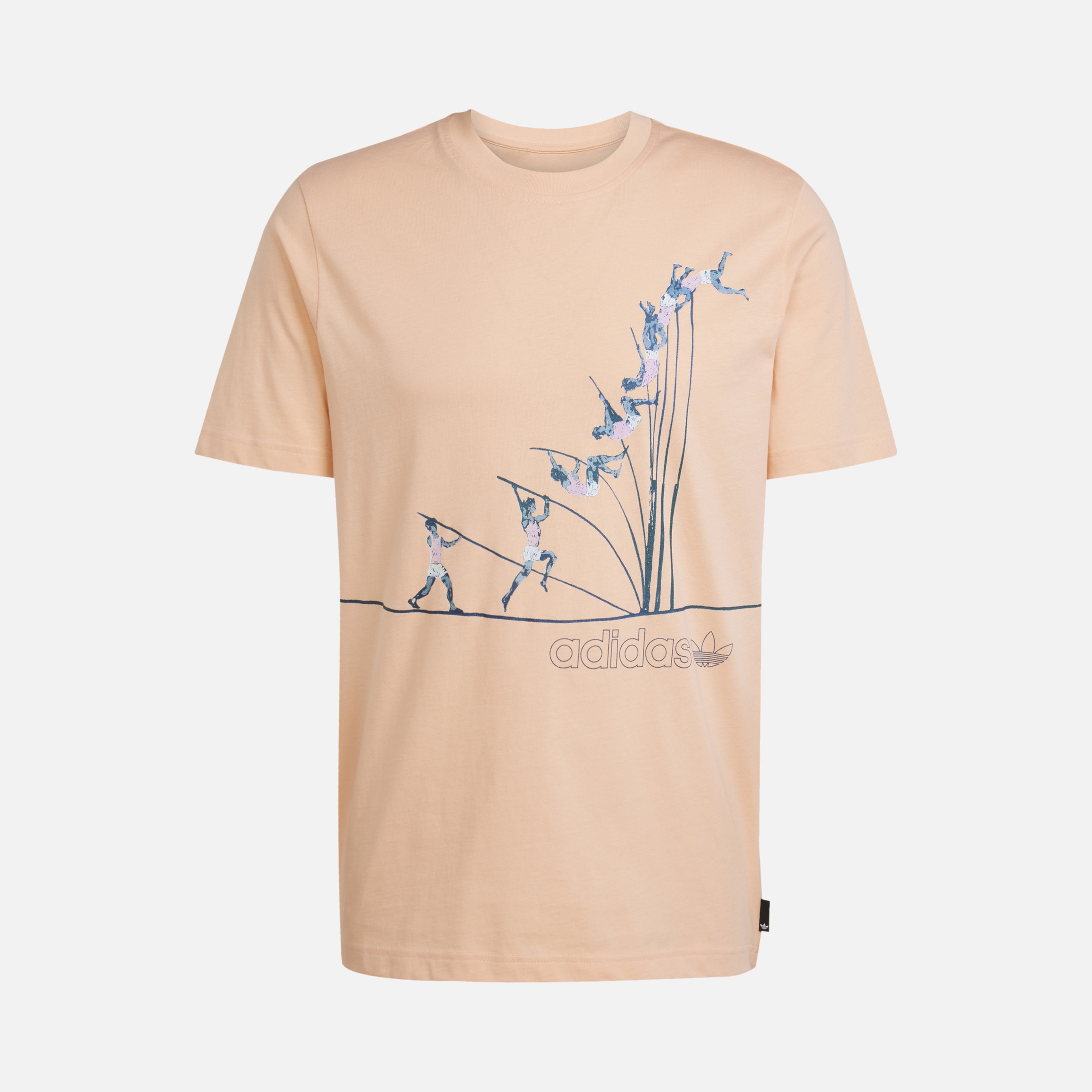 adidas Originals Q12 ''Fun Pole Vault Graphic'' Short-Sleeve Erkek Tişört