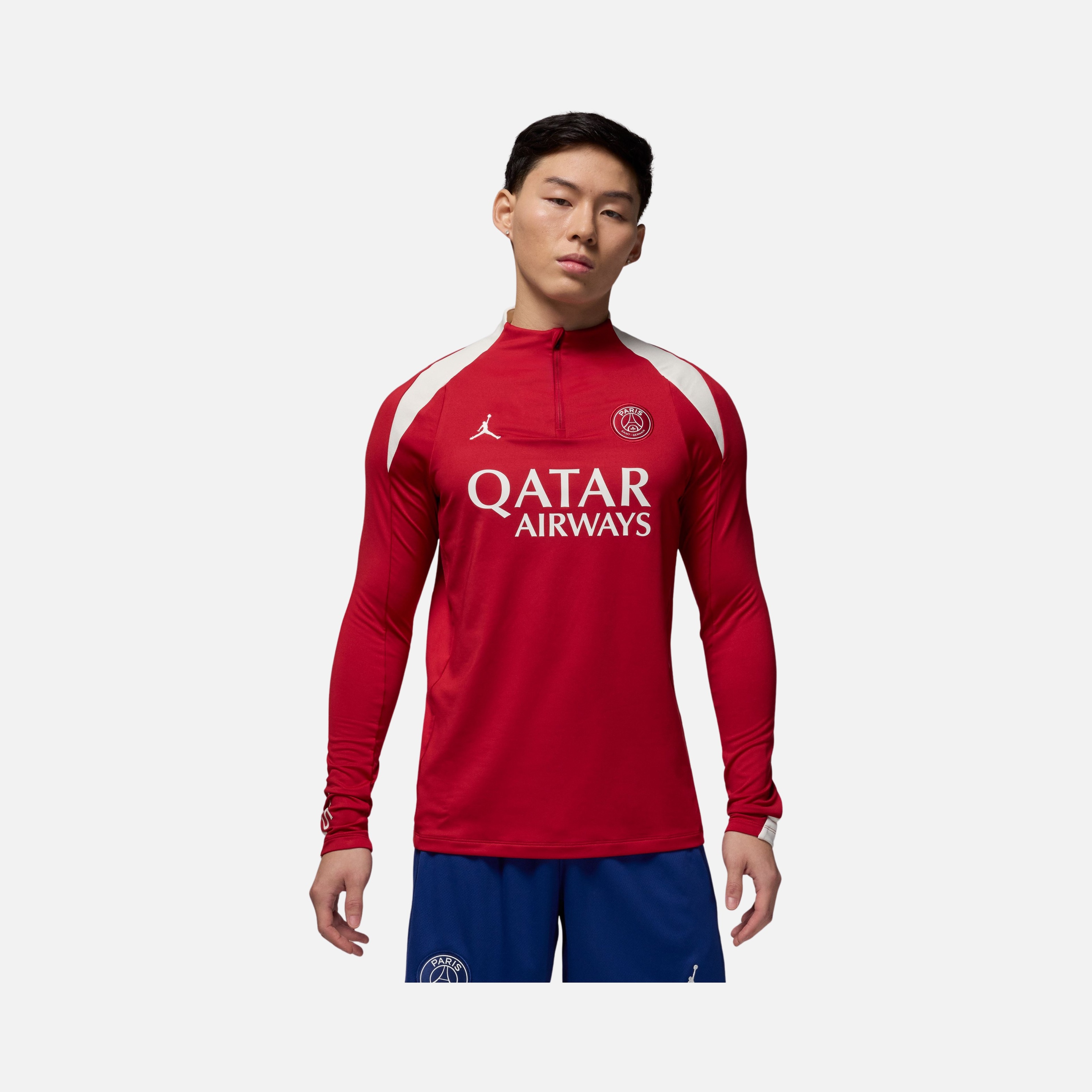 Nike Paris Saint-Germain Strike Fourth Jordan Dri-Fit Football Drill Training Long-Sleeve Erkek Tişört