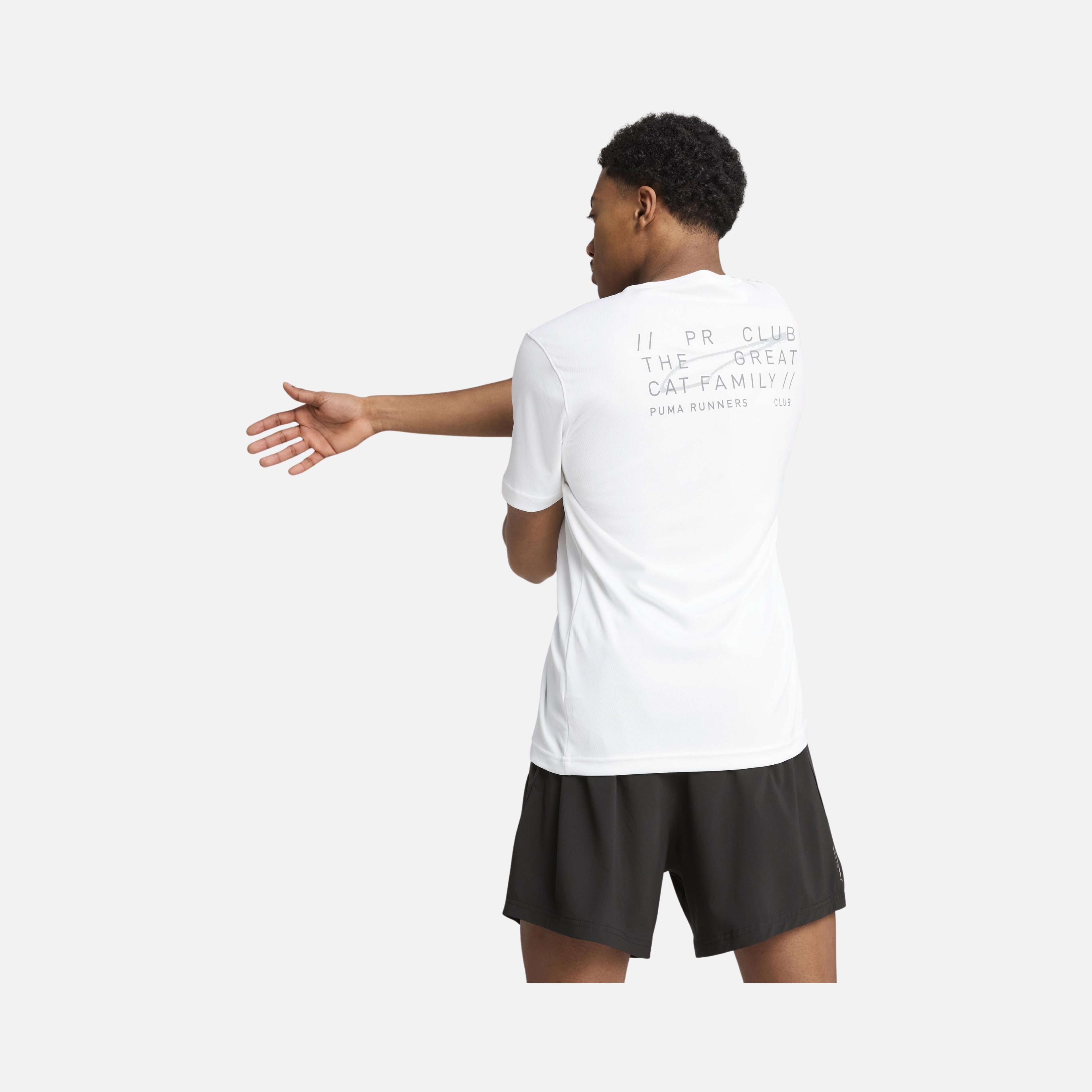 Puma DryCELL Graphics Illustratio Running Short-Sleeve Erkek Tişört