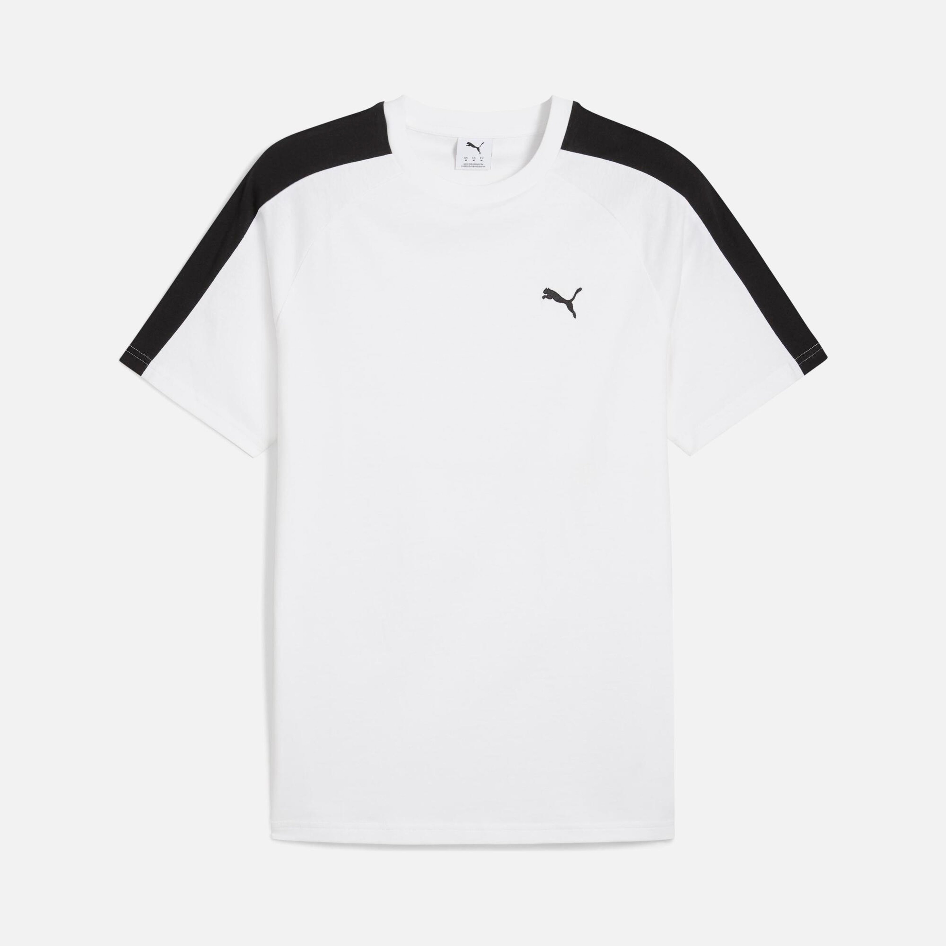 Puma Sportswear T7 Iconic Cat Logo Colorblock Short-Sleeve Erkek Tişört