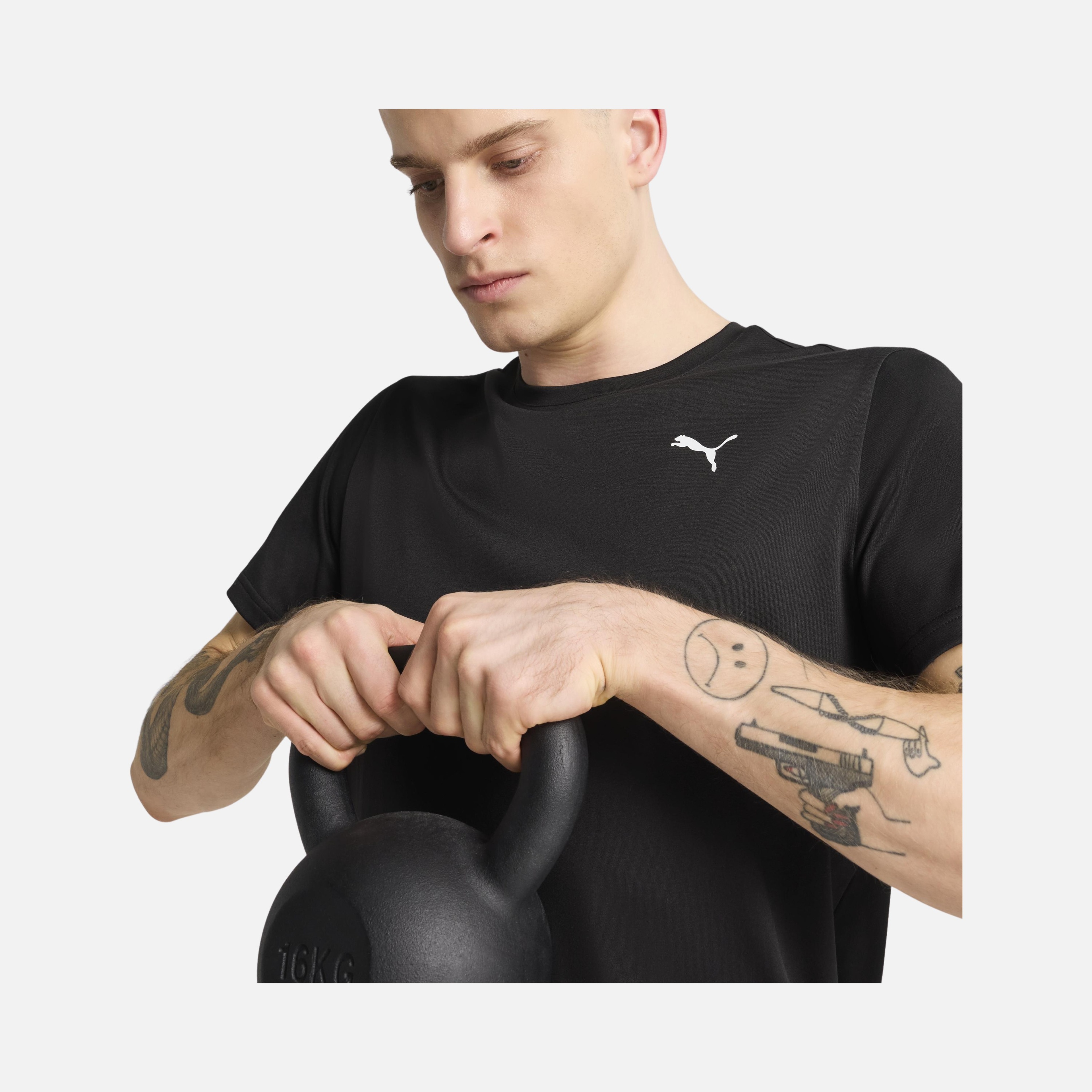 Puma DryCELL TAD Essentials Solid Cat Gym & Training Short-Sleeve Erkek Tişört