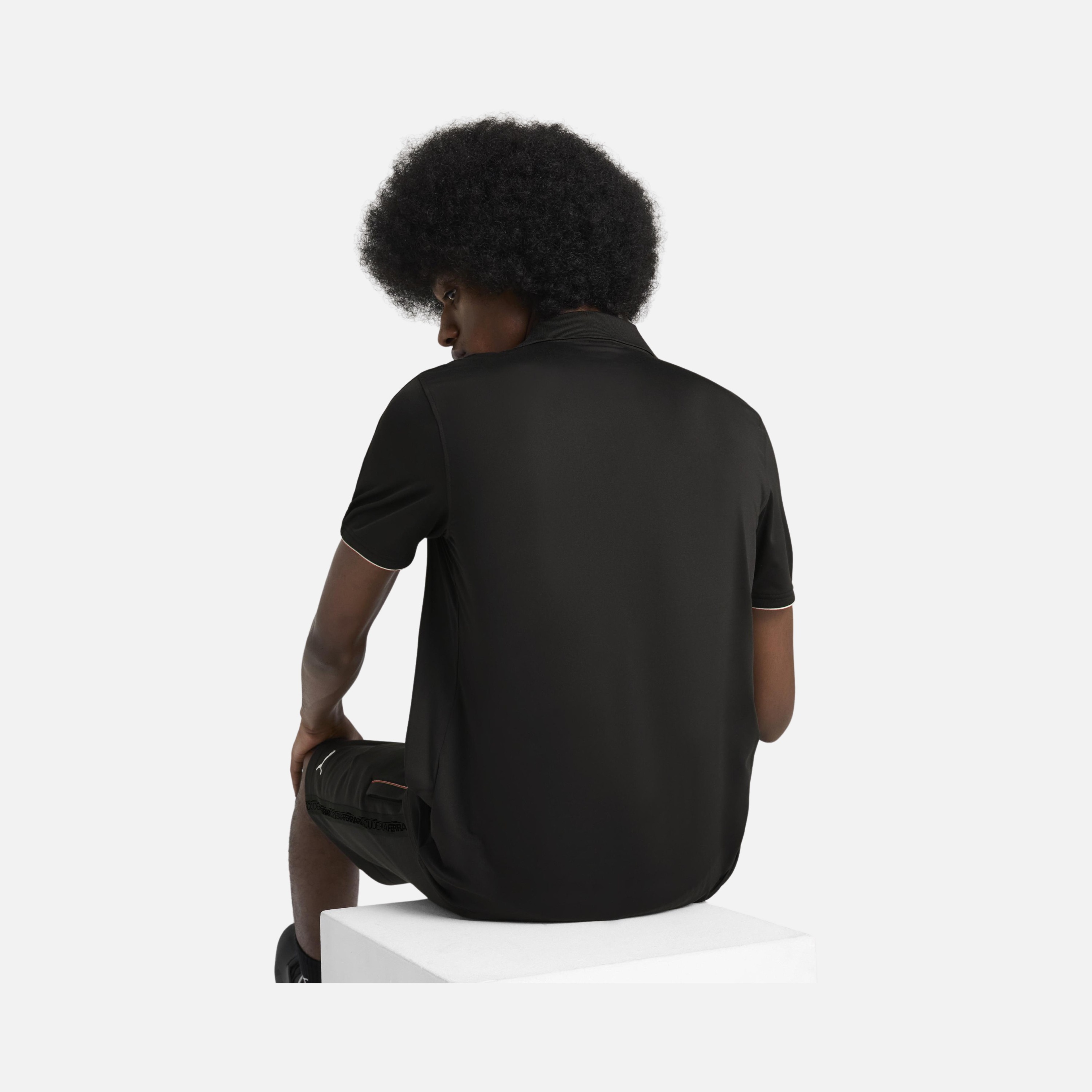 Puma Scuderia Ferrari Race Cloudspun Polo Short-Sleeve Erkek Tişört