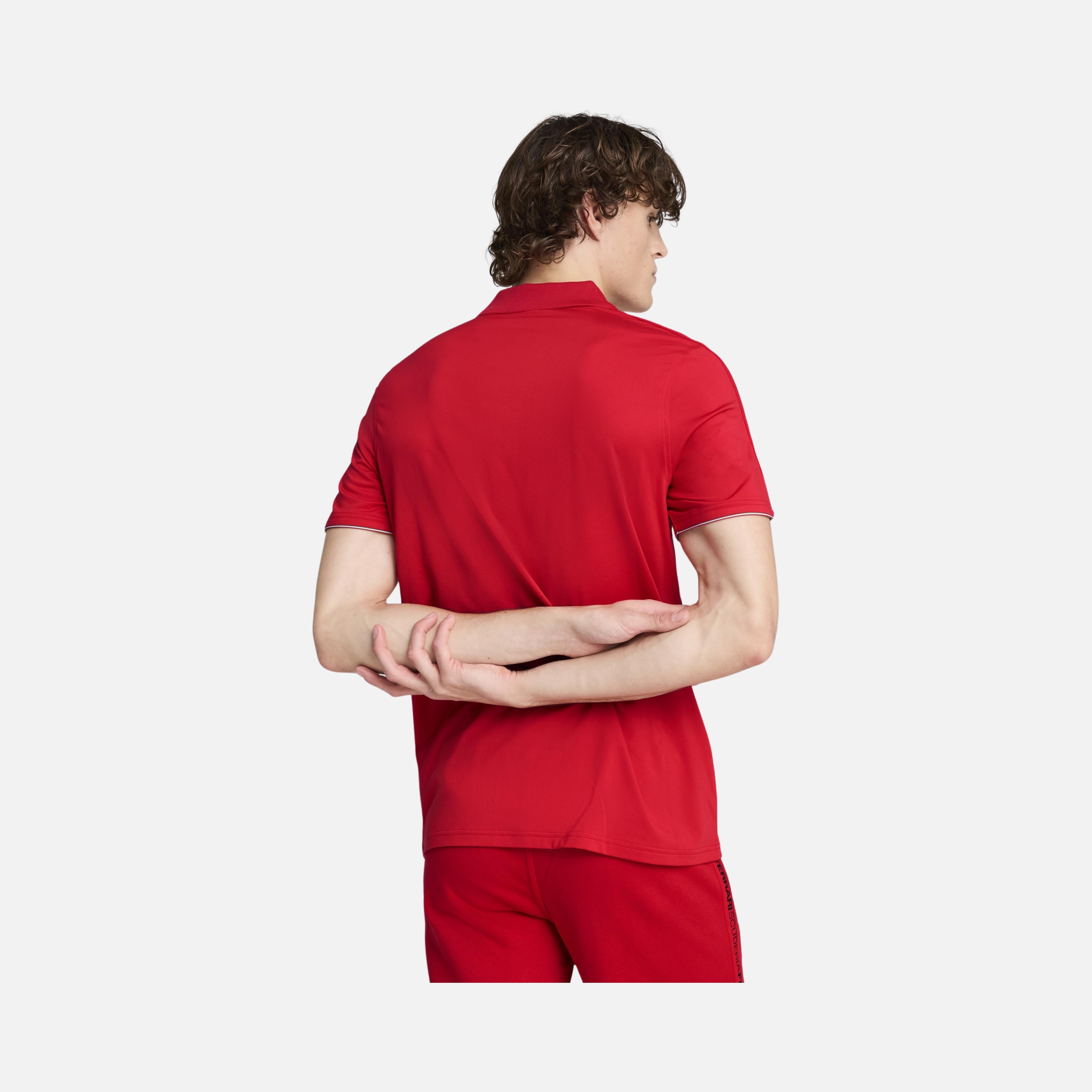 Puma Scuderia Ferrari Race Cloudspun Polo Short-Sleeve Erkek Tişört