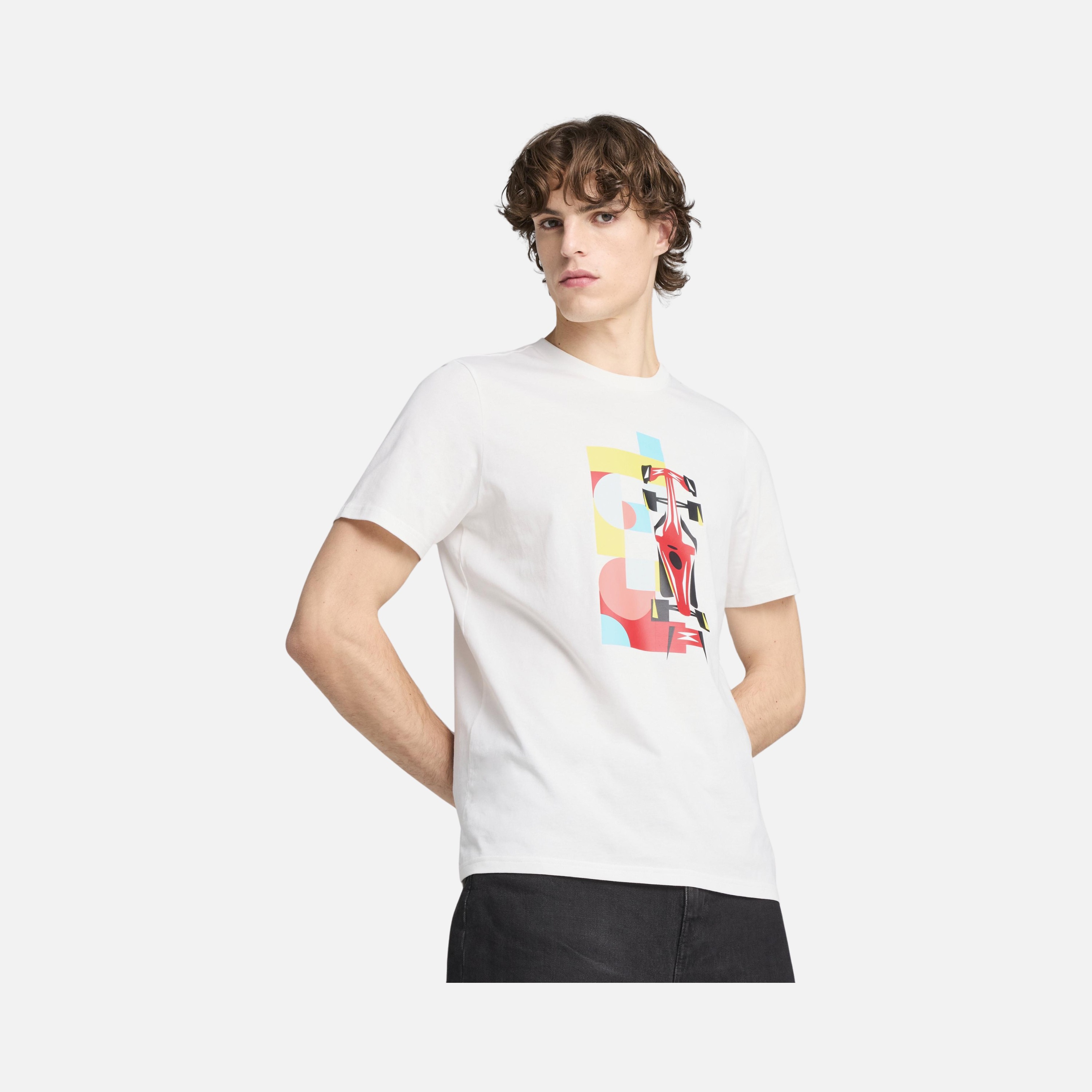 Puma Scuderia Ferrari Race Graphic ''20th Anniversary Celebration'' Regular-Fit Short-Sleeve Erkek Tişört
