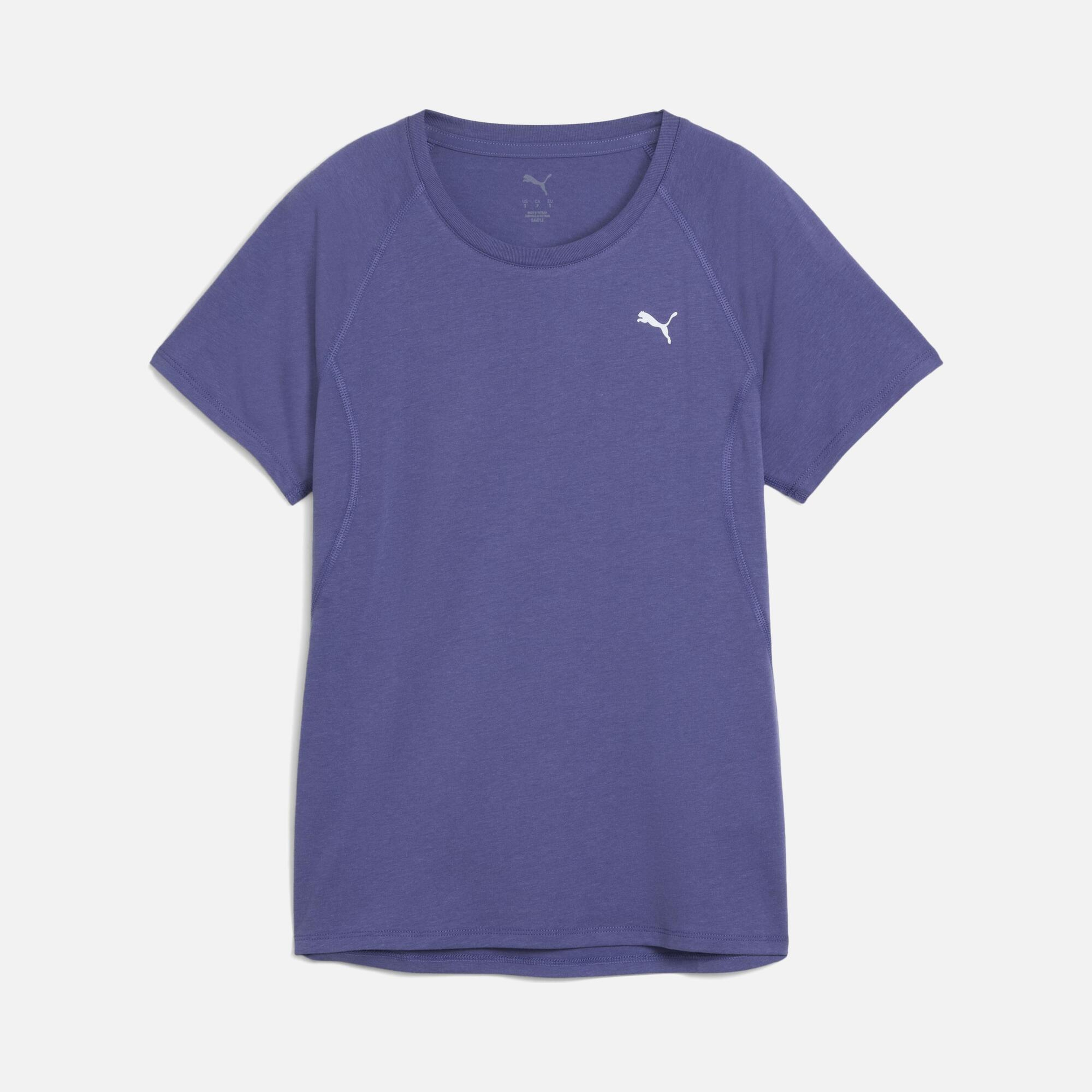 Puma Run Velocity Tri Blend Running Short-Sleeve Kadın Tişört