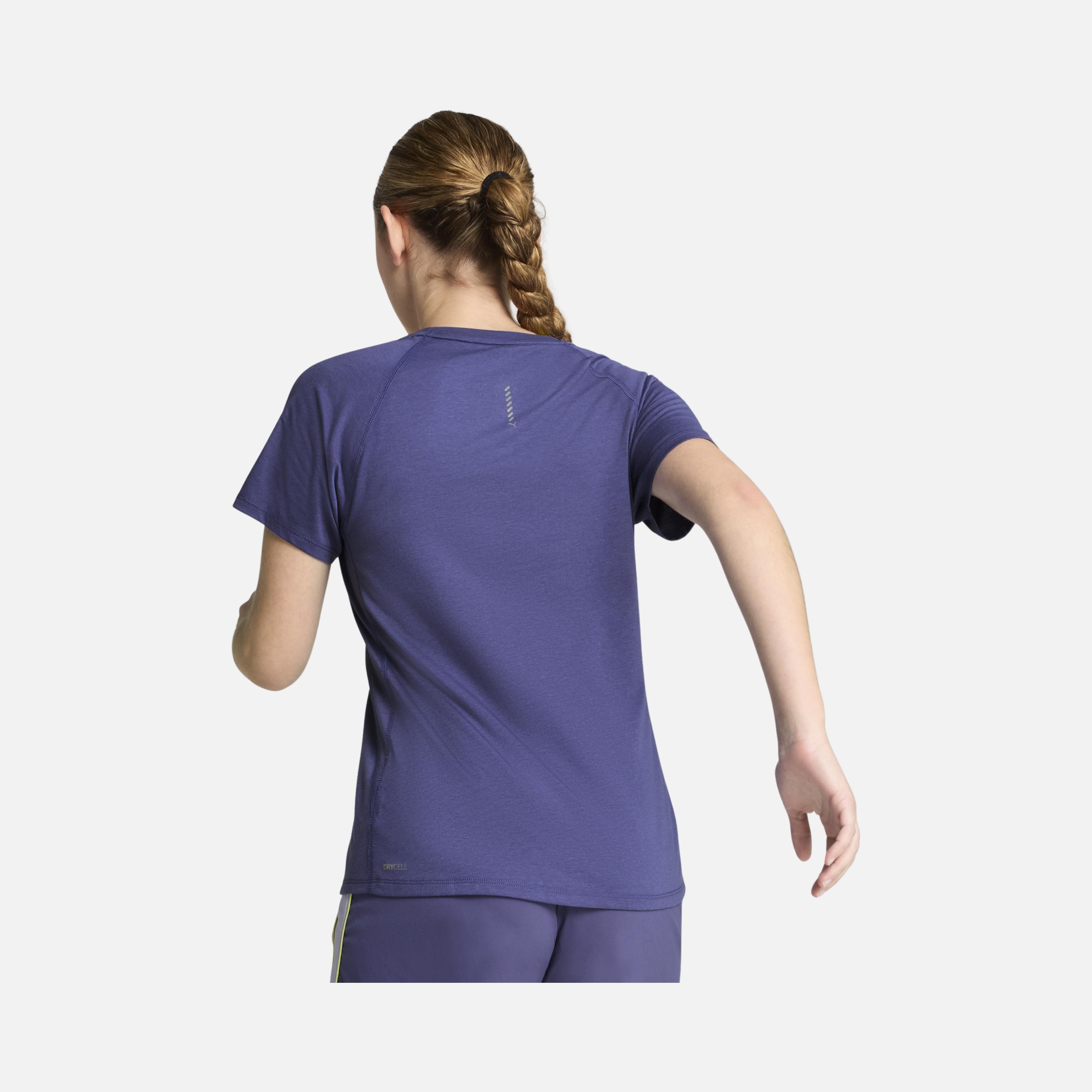 Puma Run Velocity Tri Blend Running Short-Sleeve Kadın Tişört