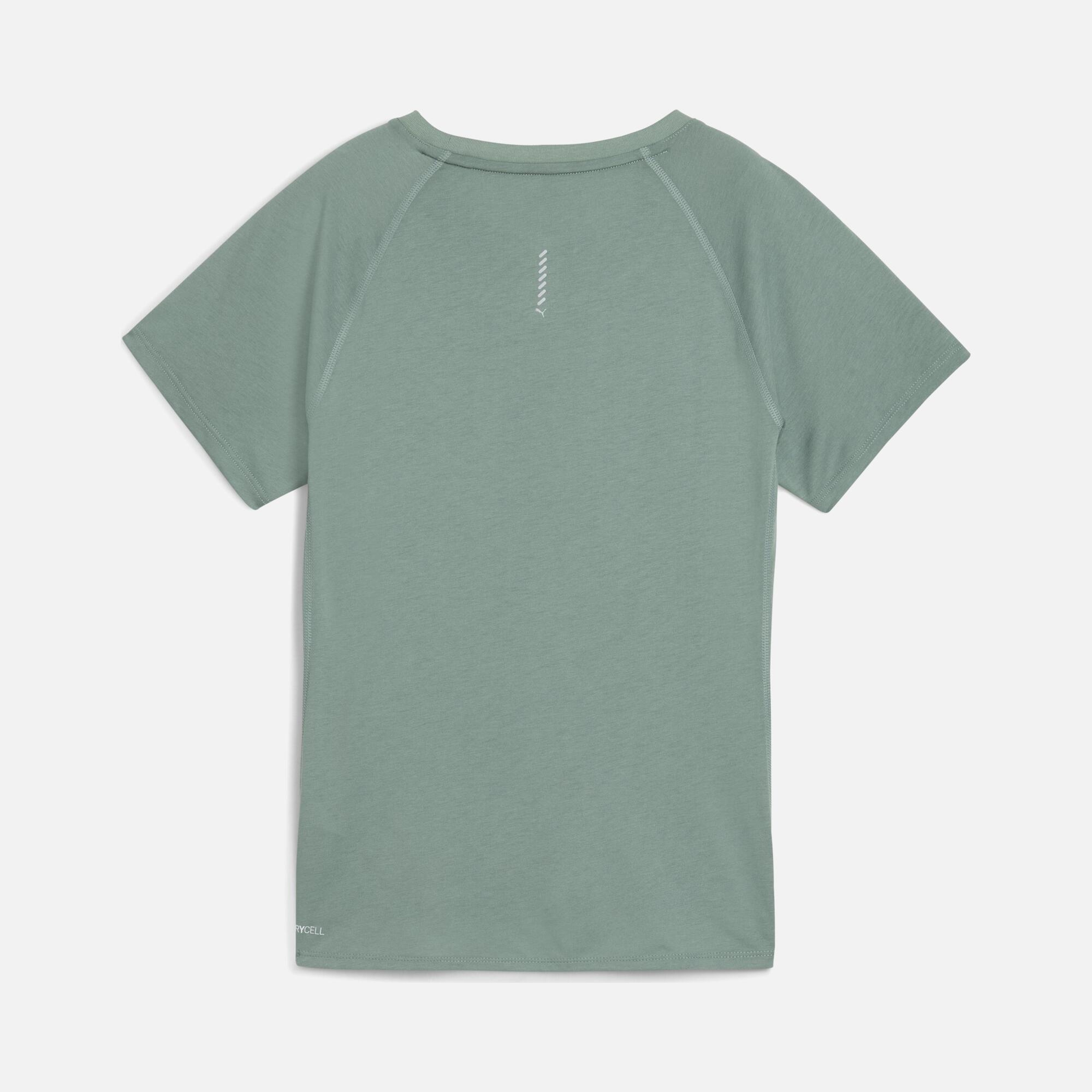 Puma Run Velocity Tri Blend Running Short-Sleeve Kadın Tişört