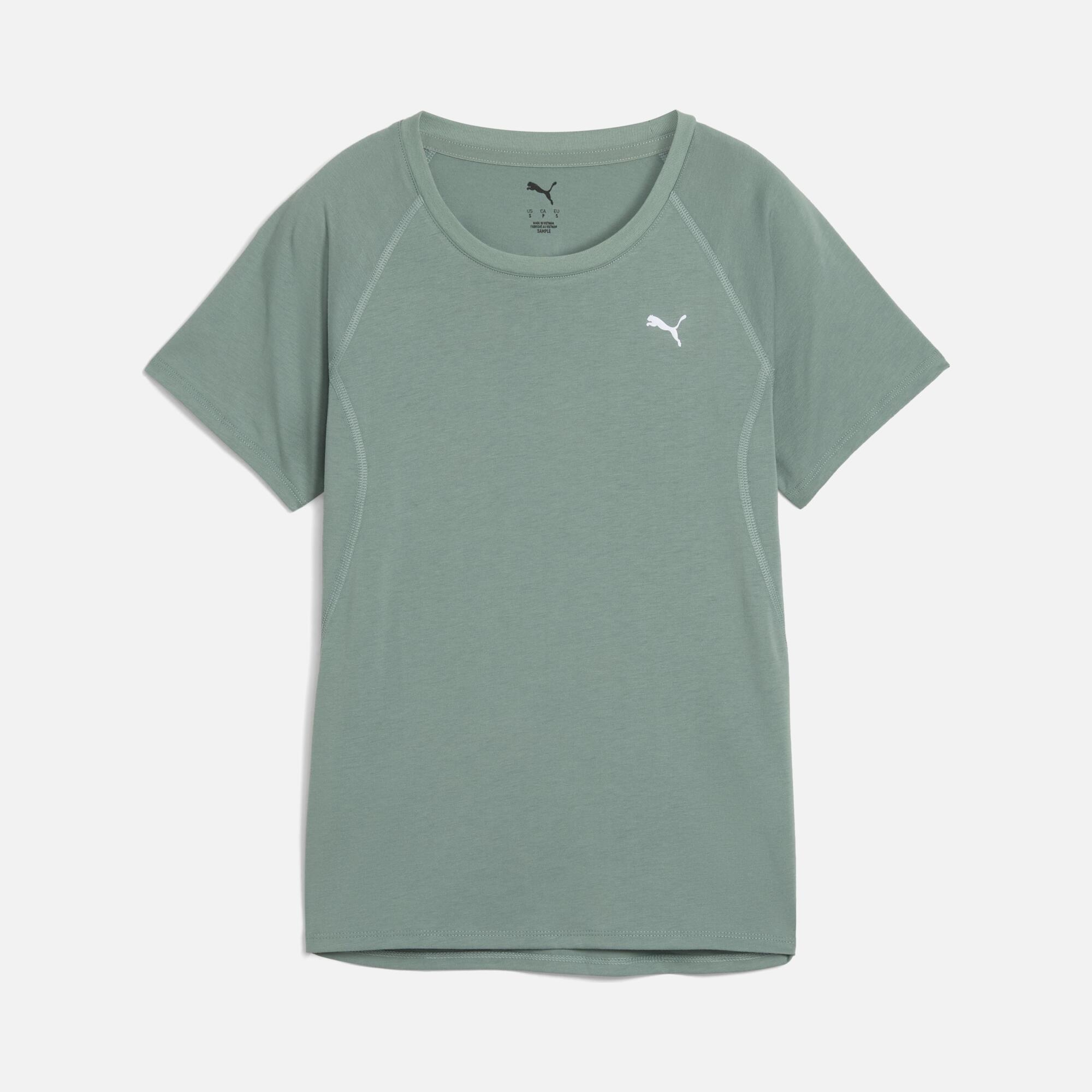 Puma Run Velocity Tri Blend Running Short-Sleeve Kadın Tişört