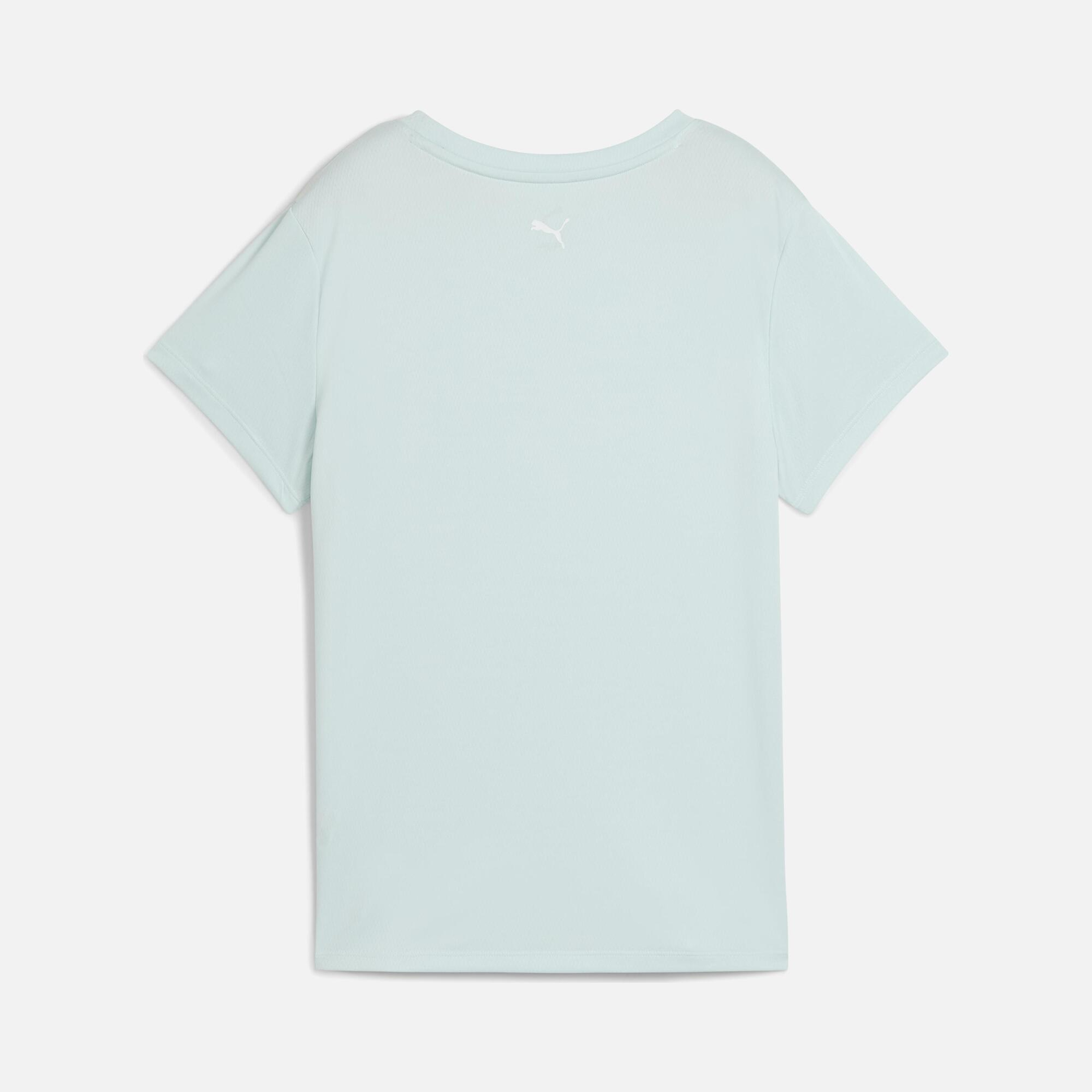 Puma Pushing The Pace Slogan Graphics Running Short-Sleeve Kadın Tişört