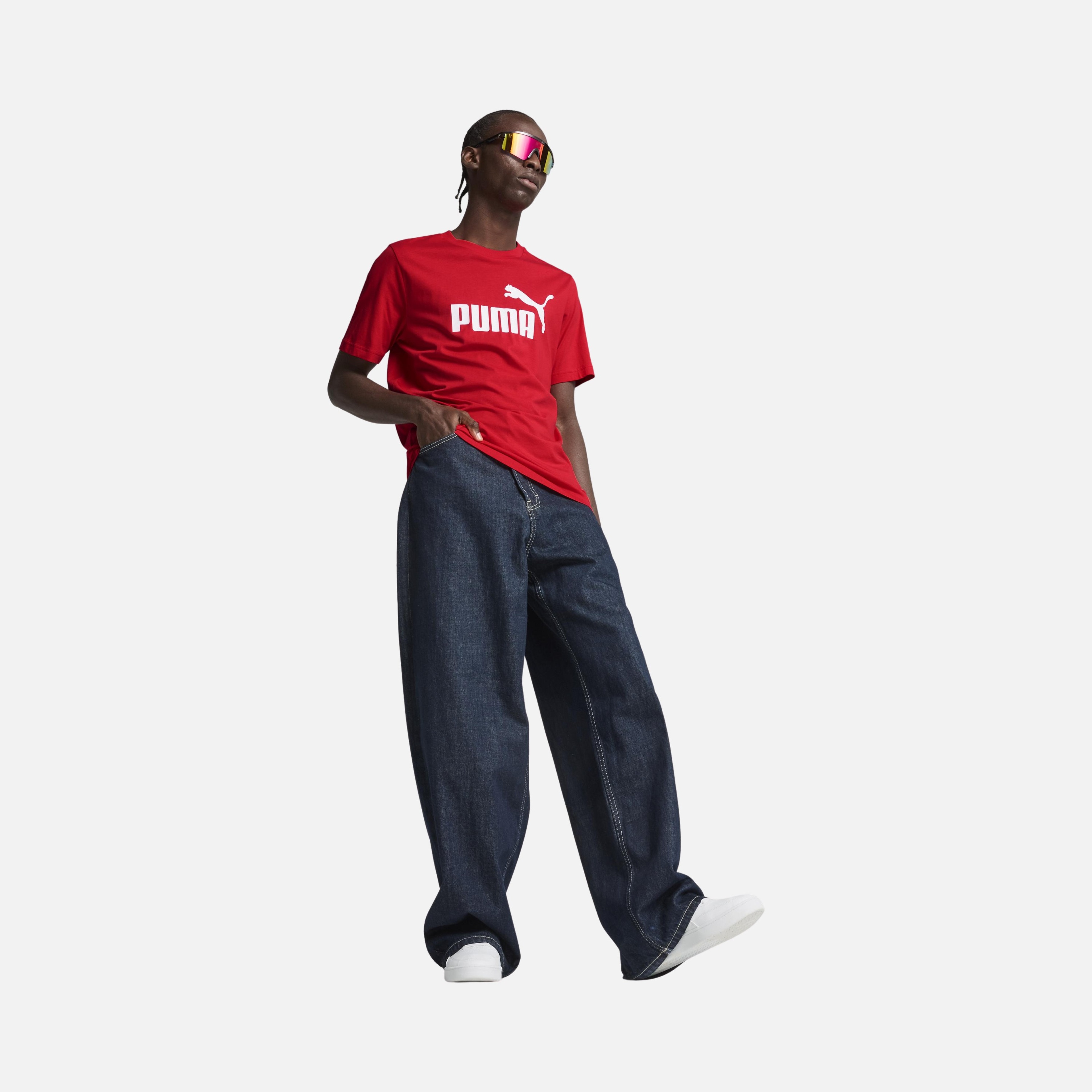 Puma Sportswear Essentials No. 1 Logo Graphic Short-Sleeve Erkek Tişört