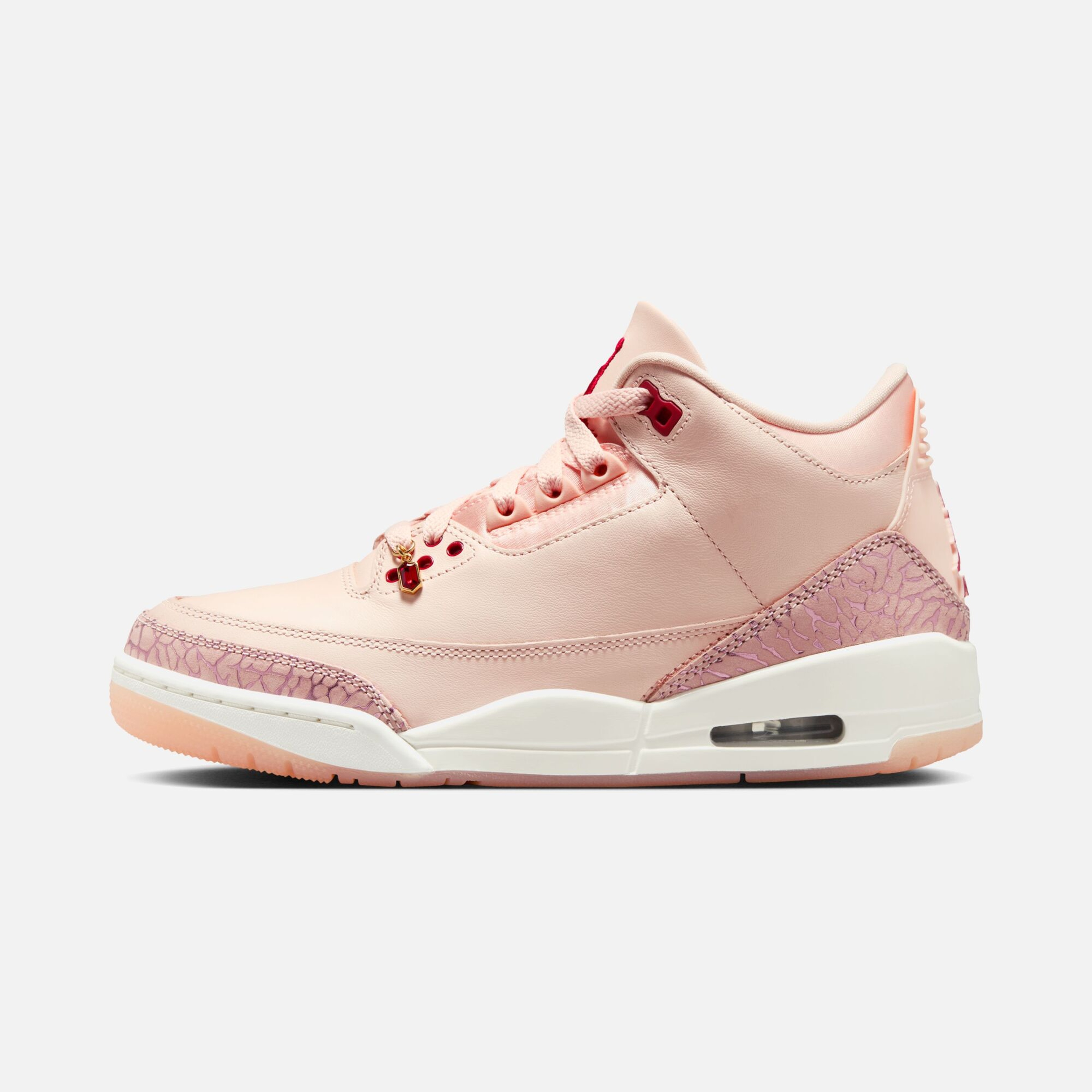 Nike Air Jordan 3 Retro ''Treat Yourself'' Jewelry Charms Details Kadın Spor Ayakkabı