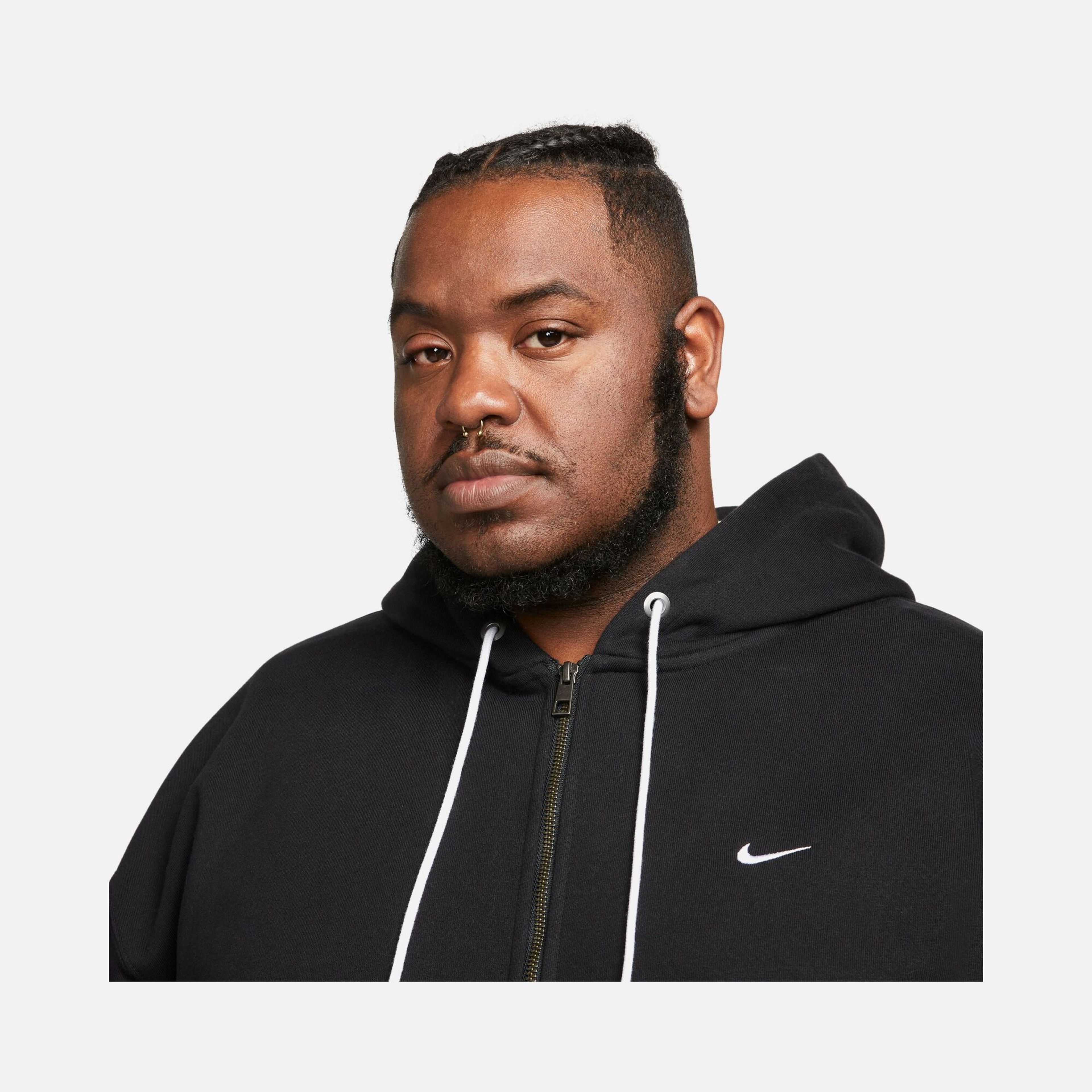 Nike Sportswear Solo Swoosh Full-Zip Hooded Erkek Sweatshirt