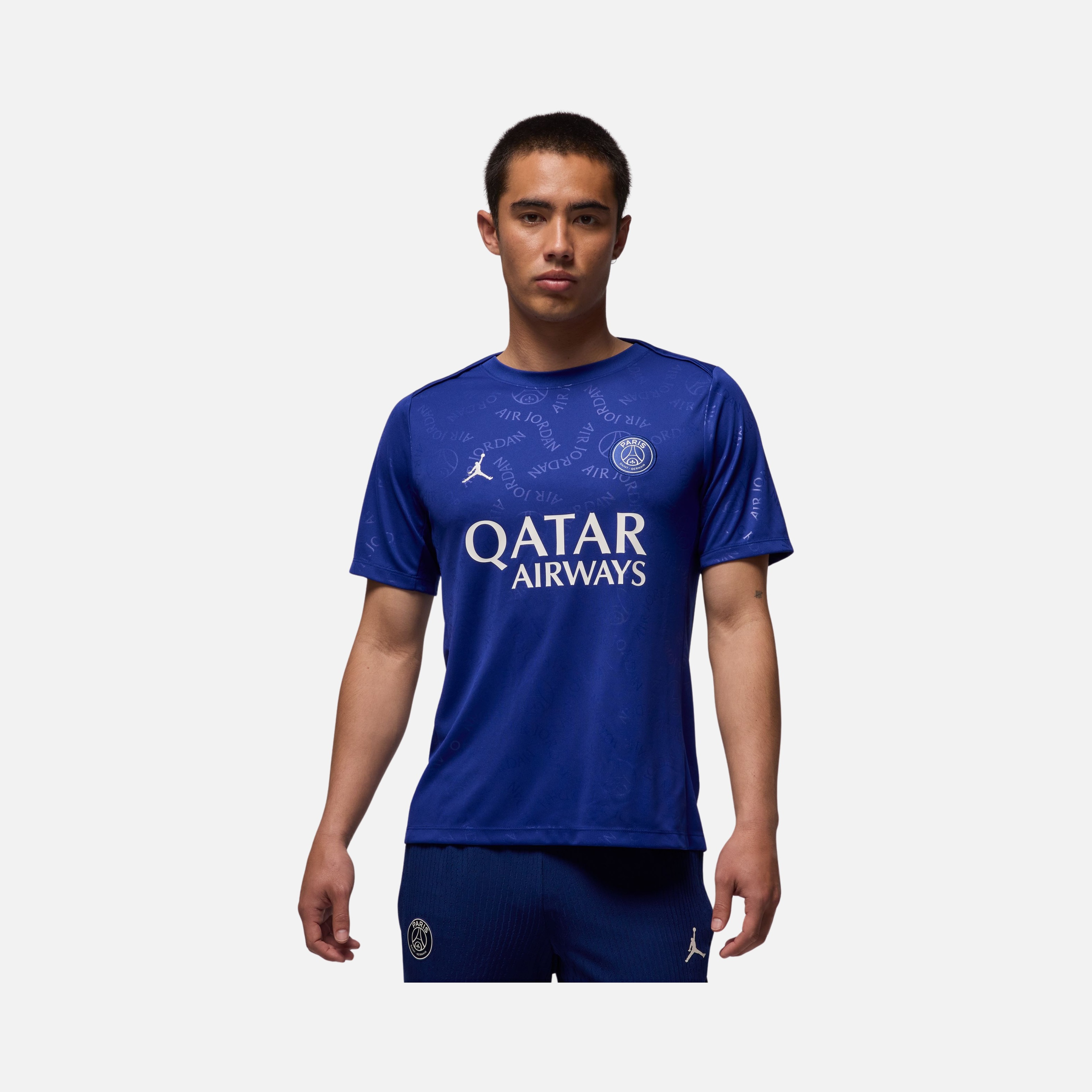 Nike Paris Saint-Germain Academy Pro İç Saha Dri-Fit Pre-Match Short-Sleeve Erkek Tişört