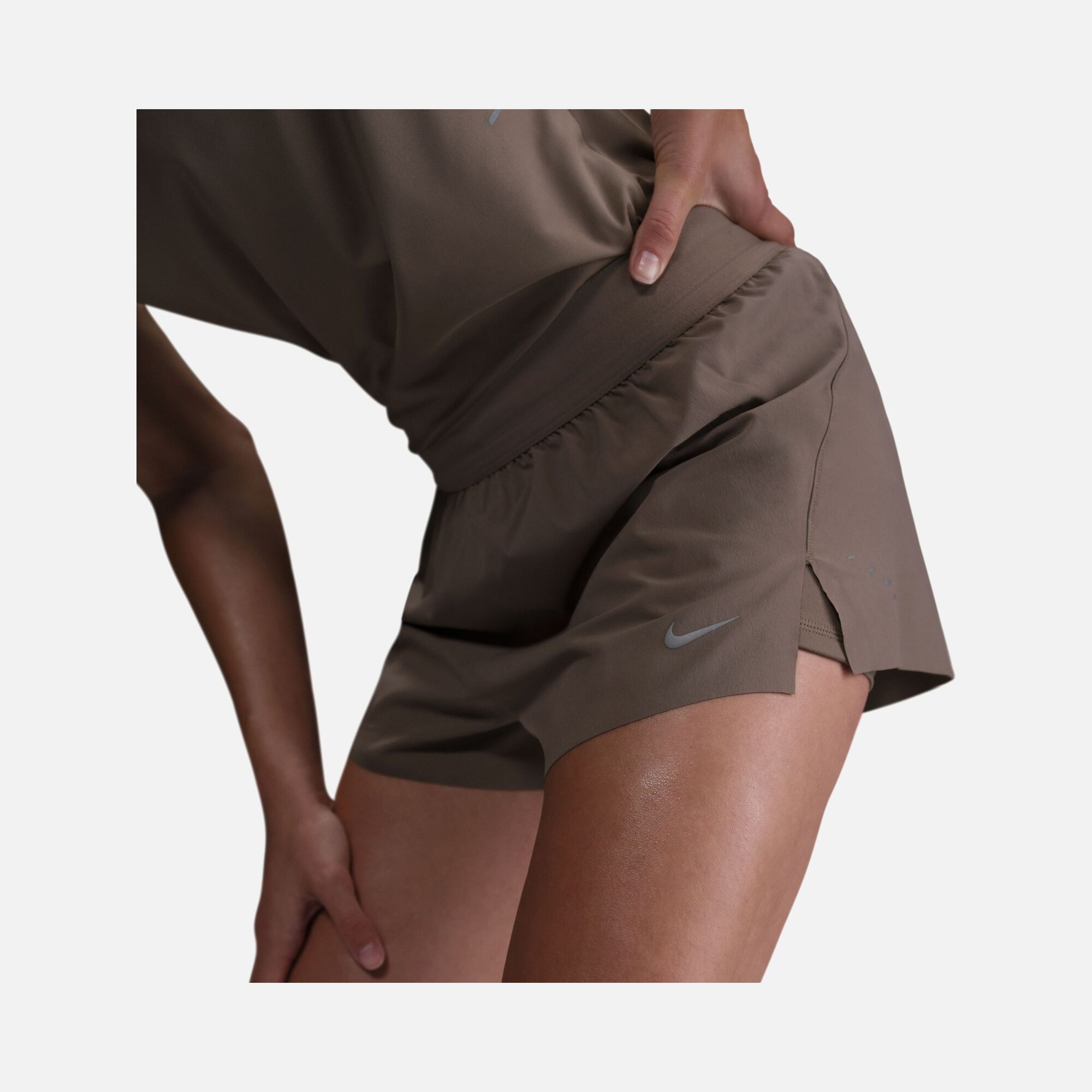 Nike Swift Dri-Fit High Waist 2-in-1 Running Kadın Şort