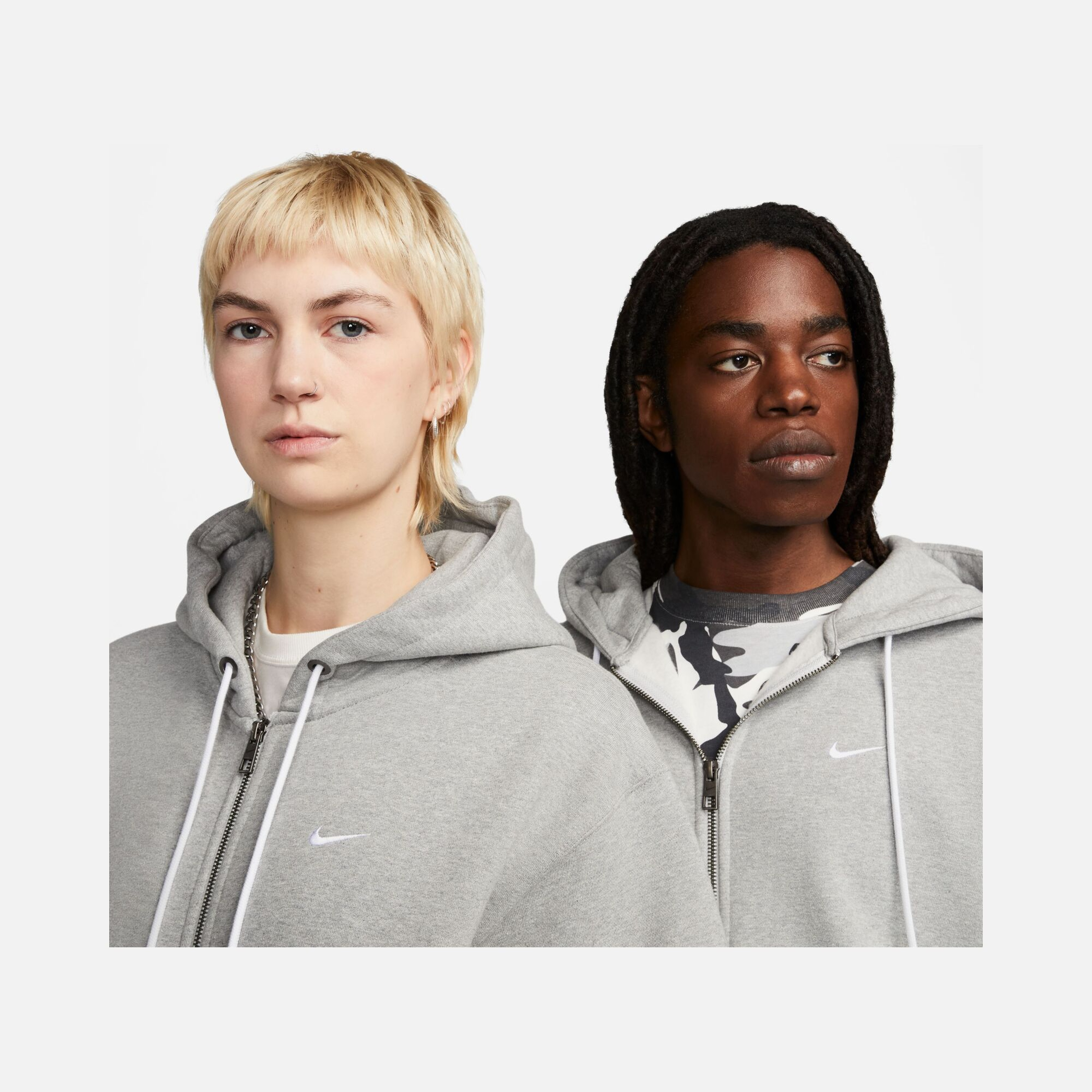 Nike Sportswear Solo Swoosh Full-Zip Hooded Erkek Sweatshirt