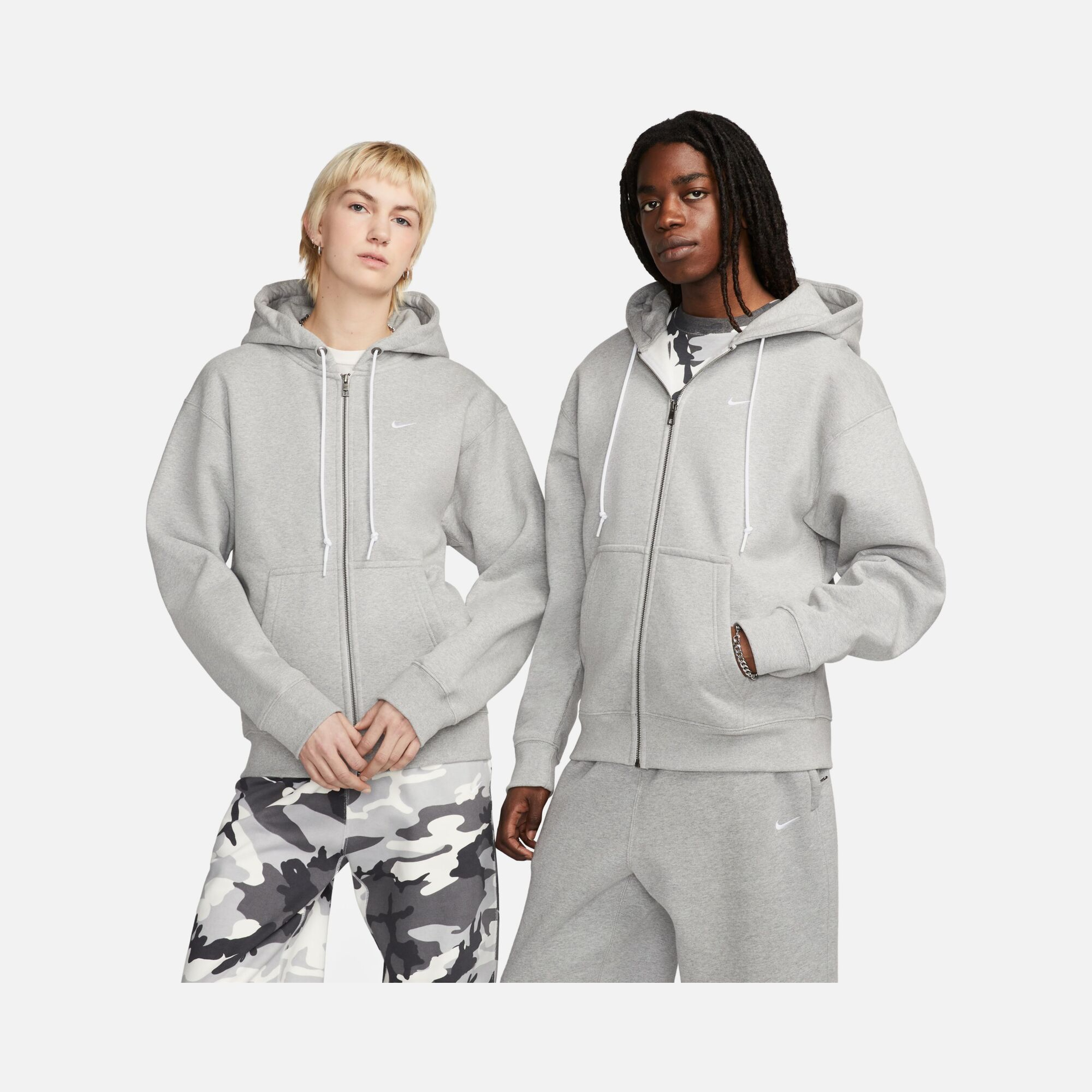 Nike Sportswear Solo Swoosh Full-Zip Hooded Erkek Sweatshirt