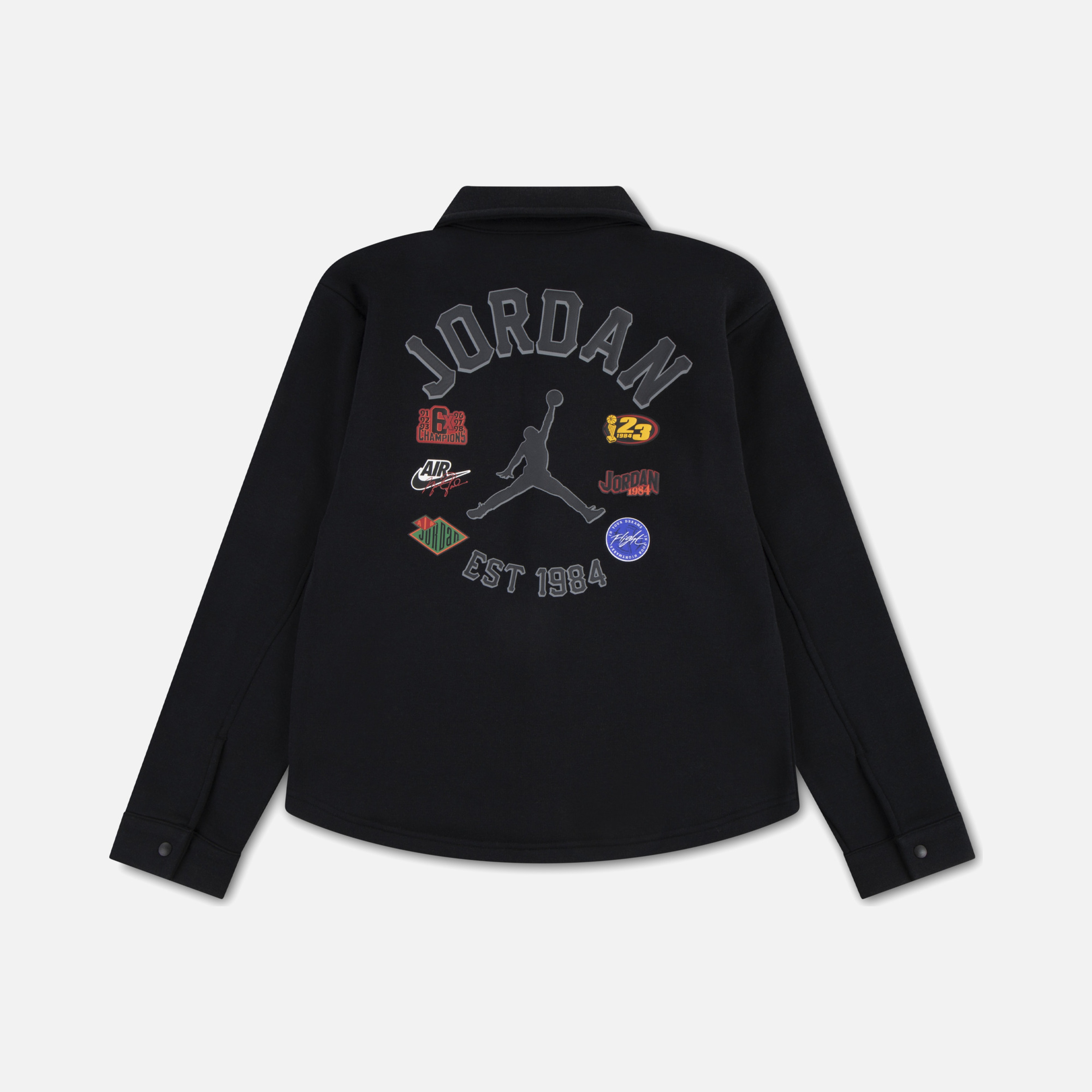 Nike Jordan Court of Legends Long Sleeve Knit Full Snap Çocuk Gömlek