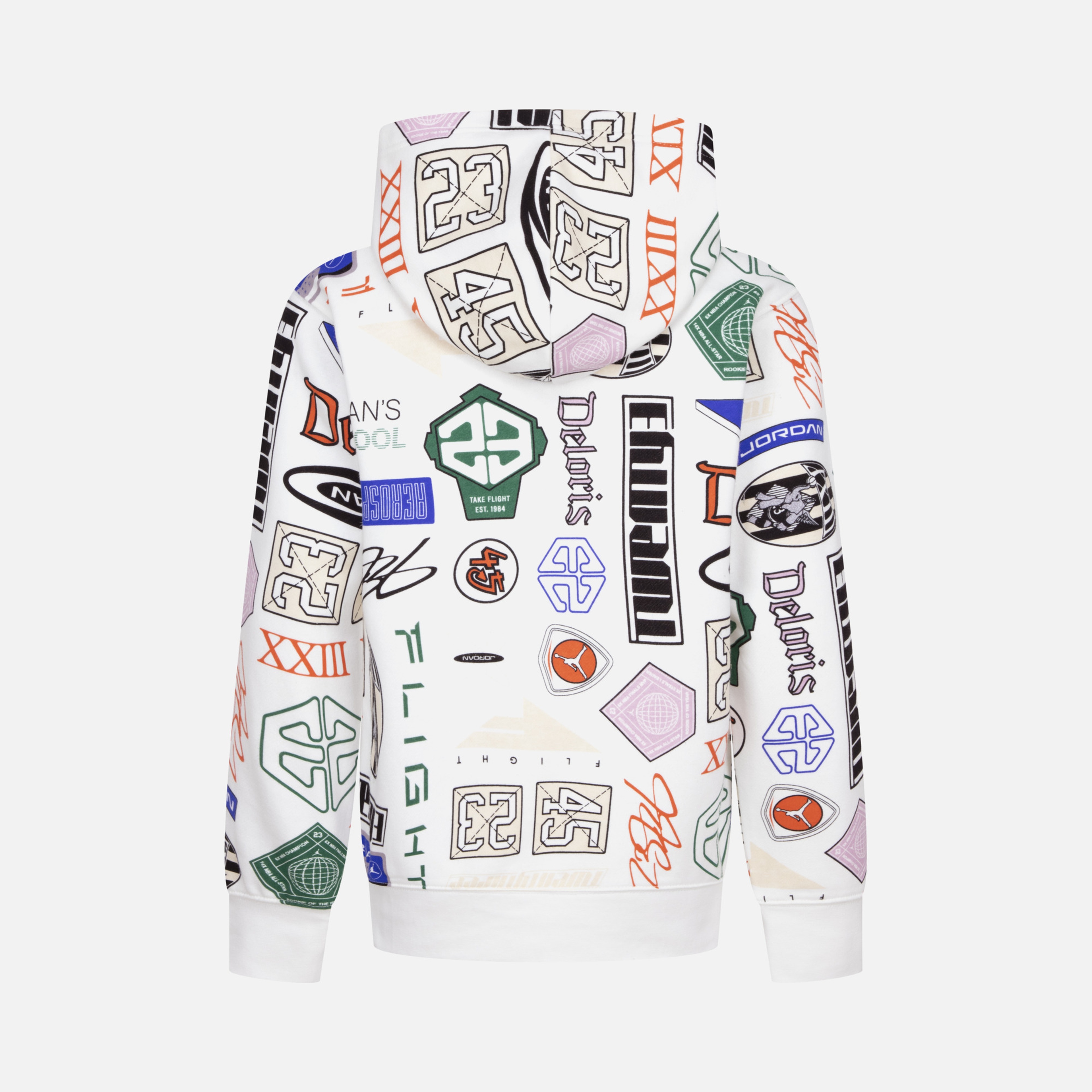 Nike Jordan Essentials All Over Printed Pullover Hooded Çocuk Sweatshirt