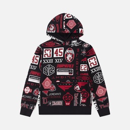 Nike Jordan Essentials All Over Printed Pullover Hooded Çocuk Sweatshirt