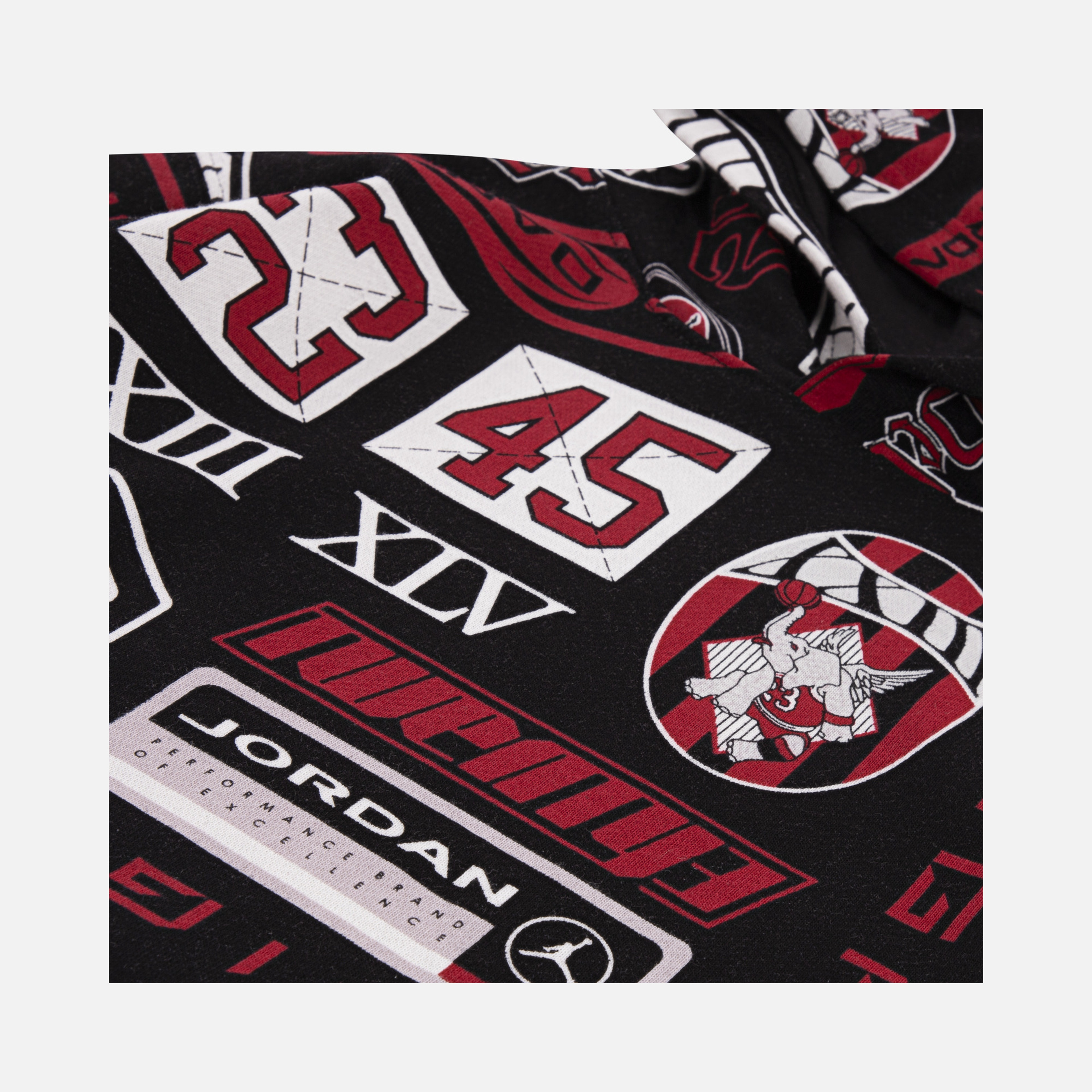 Nike Jordan Essentials All Over Printed Pullover Hooded Çocuk Sweatshirt