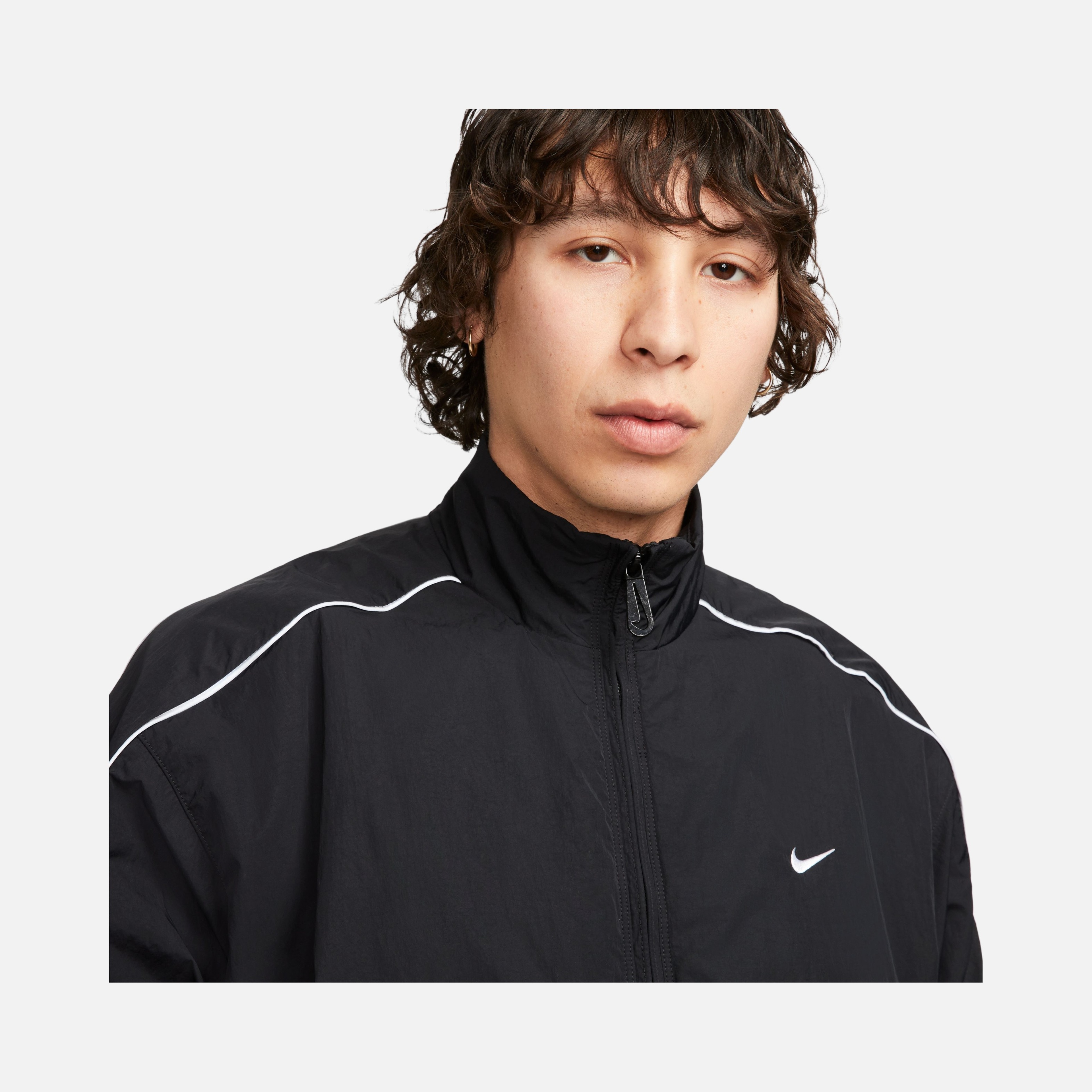 Nike Solo Swoosh Woven Track Erkek Ceket | Barçın