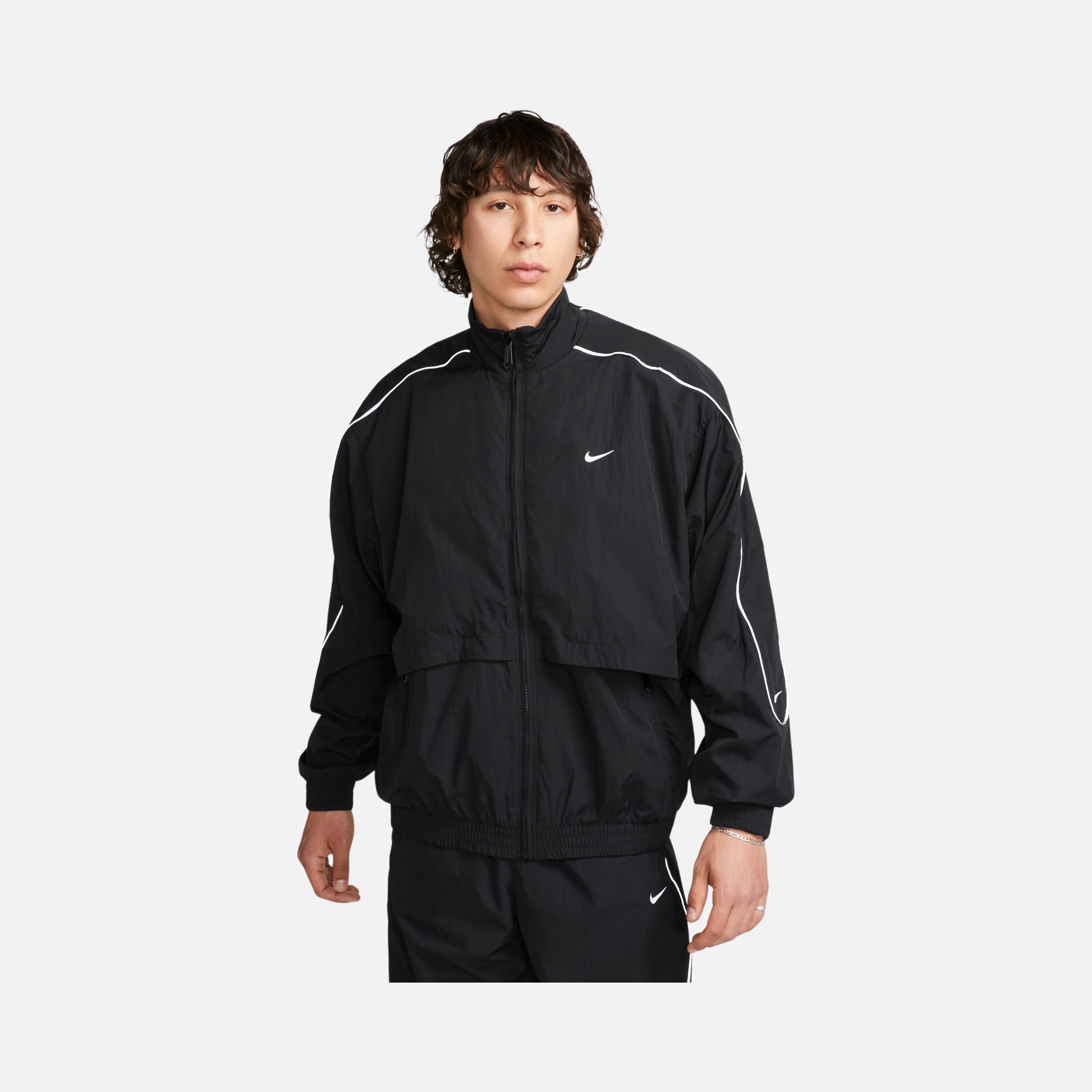 Nike solo swoosh ナイロンジャケット Nike Solo Swoosh Woven Track Erkek Ceket | Barçın
