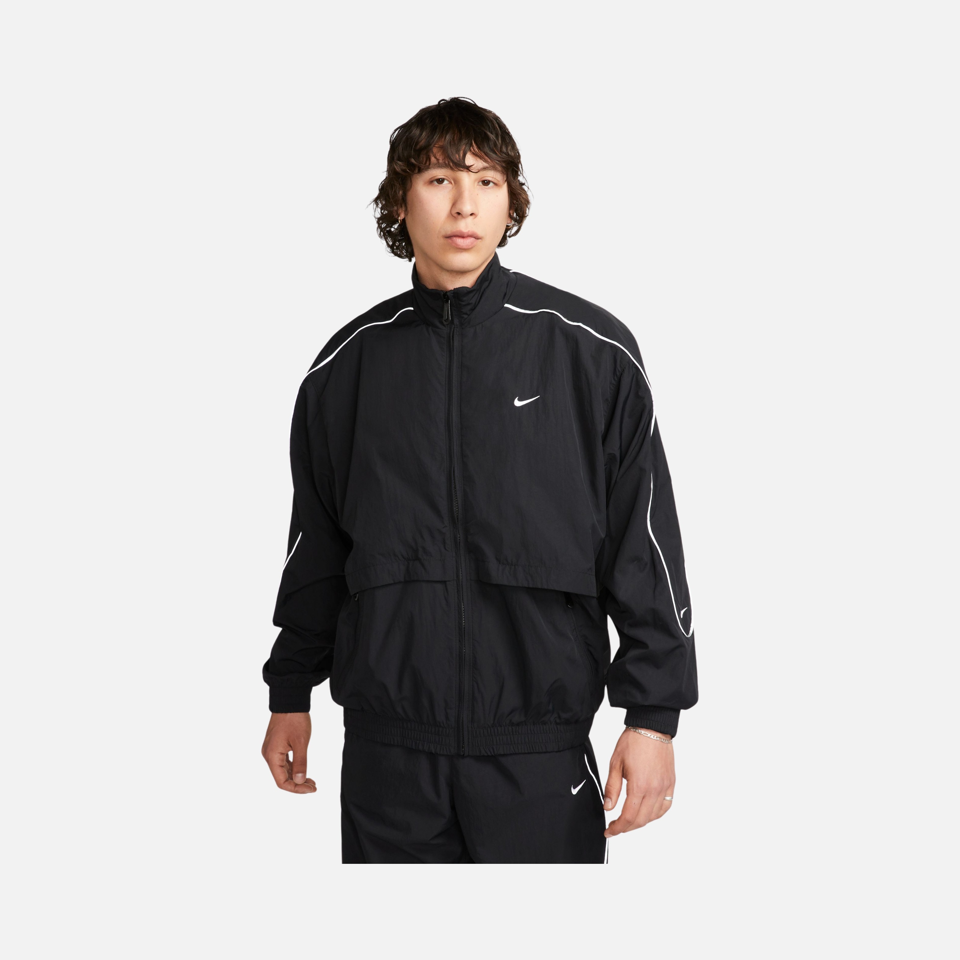 Nike Solo Swoosh Woven Track Erkek Ceket | Barçın