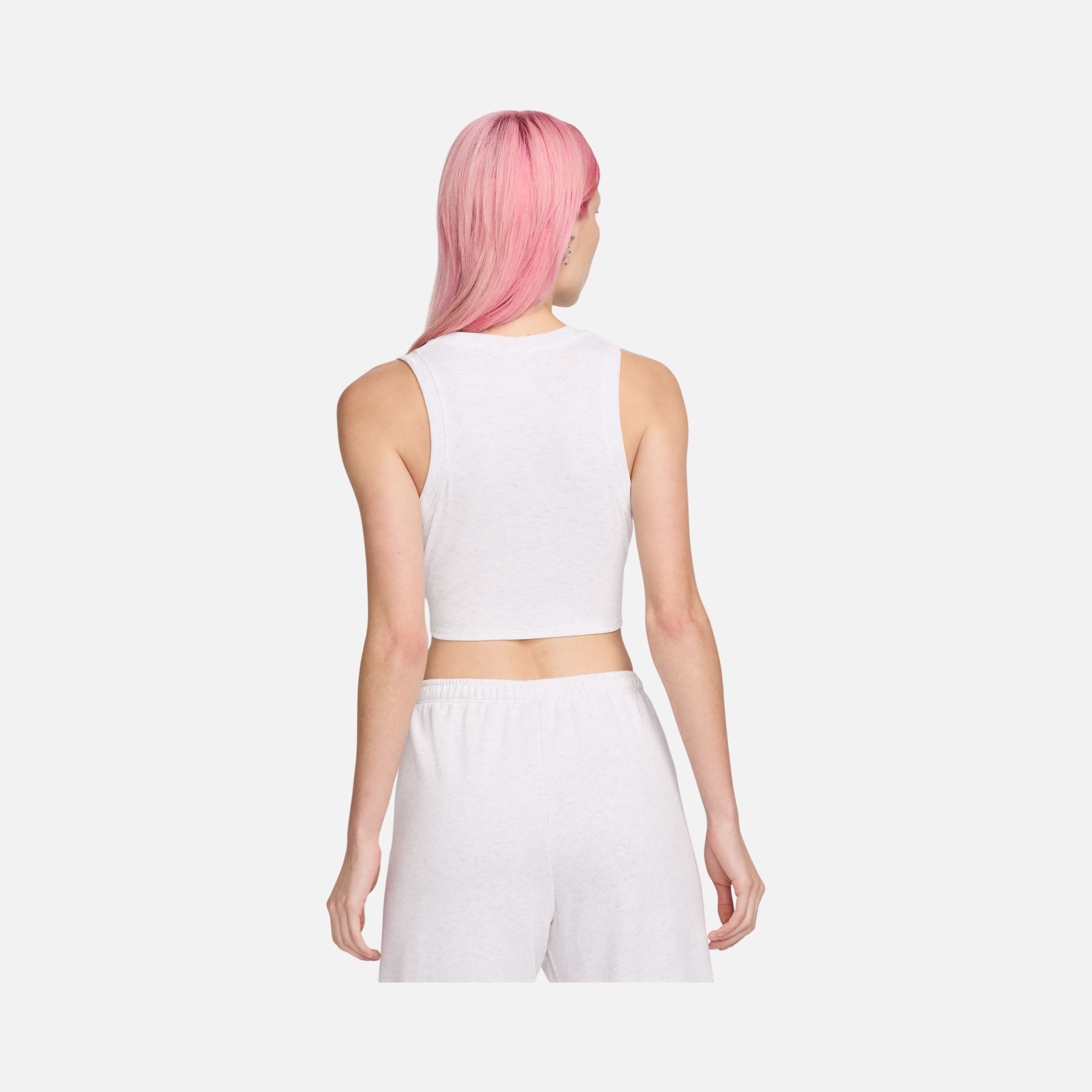 Nike Sportswear Chill Knit Tight Cropped Mini-Rib Kadın Atlet