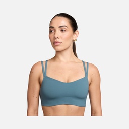 Nike Dri-Fit Alate Trace Light-Support Padded Strappy Training Kadın Bra