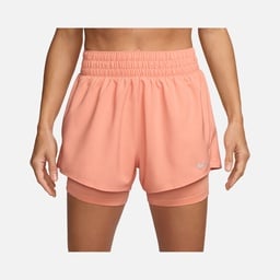 Nike Dri-Fit One High-Waisted 3" 2-in-1 Training Kadın Şort