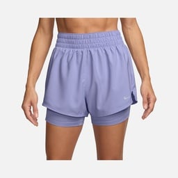 Nike Dri-Fit One High-Waisted 3" 2-in-1 Training Kadın Şort