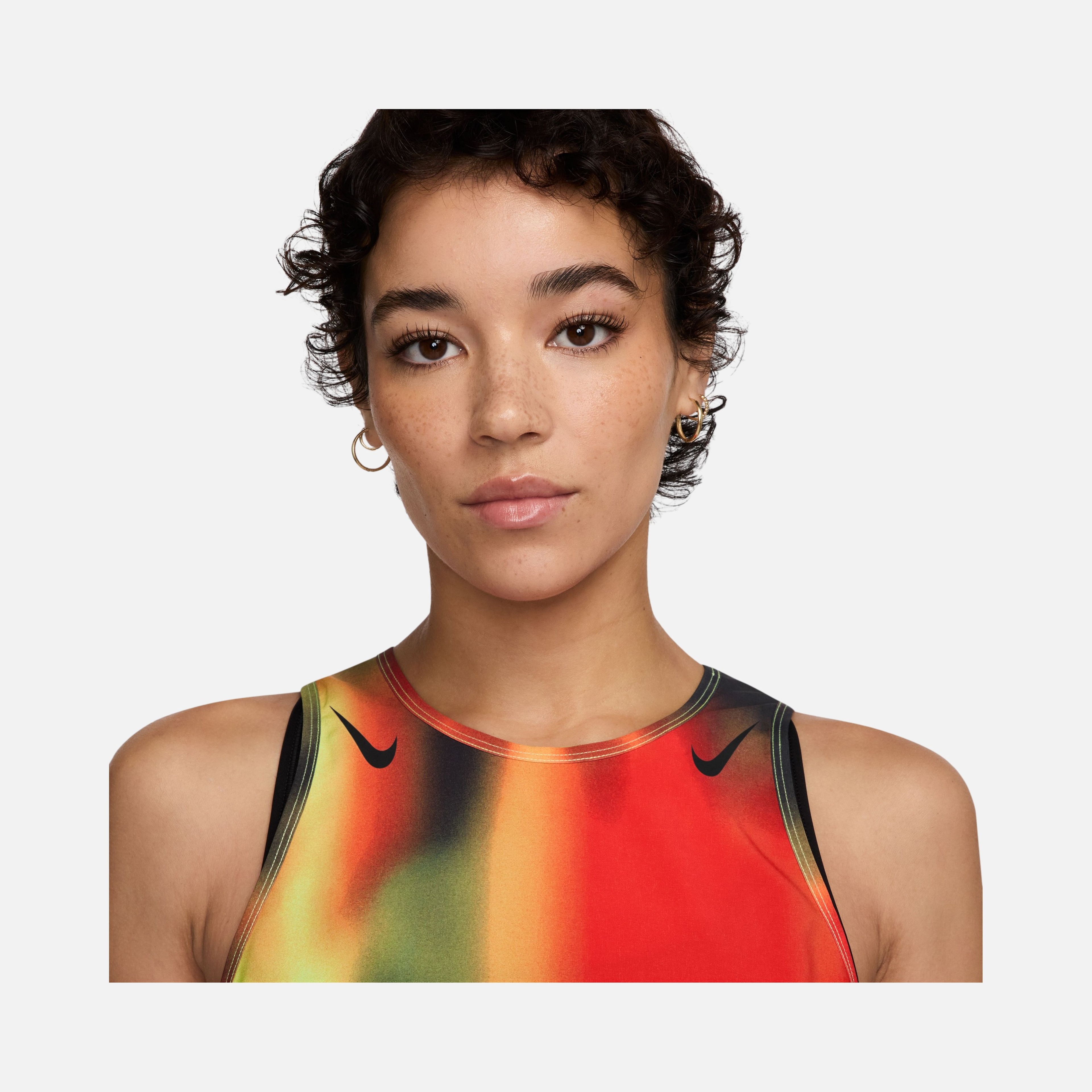 Nike Dfadv Arswt Aop Crop Tank Kadın Atlet