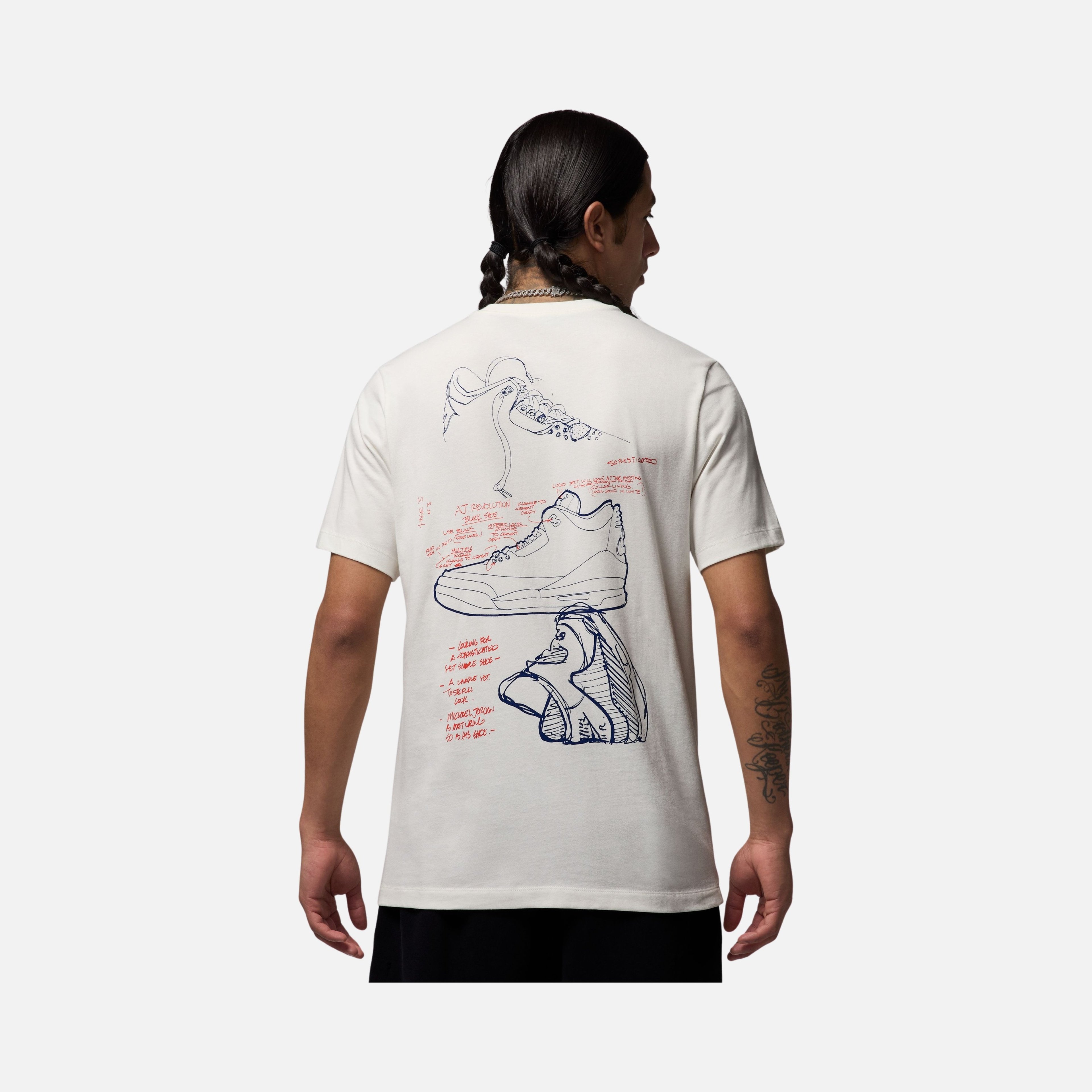 Nike MJ Brand Rare Air Jordan 3 Ss Crew Erkek Tişört