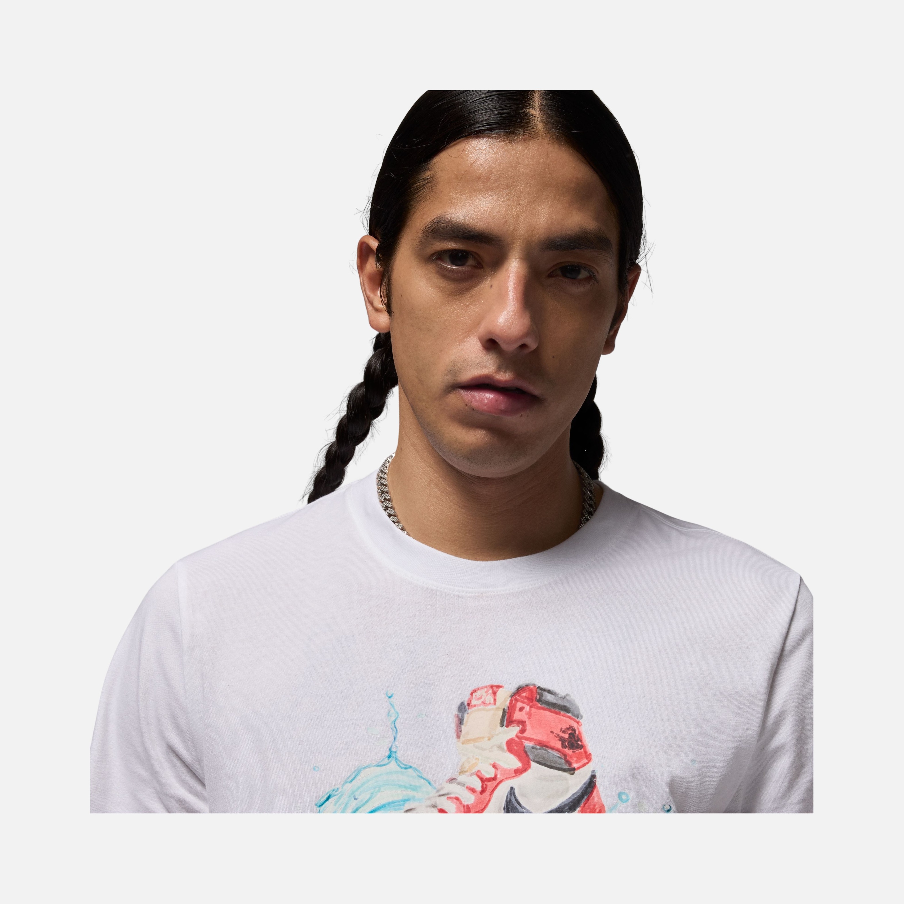 Nike MJ Flt Ess Air Jordan 1 Ss Crew Erkek Tişört