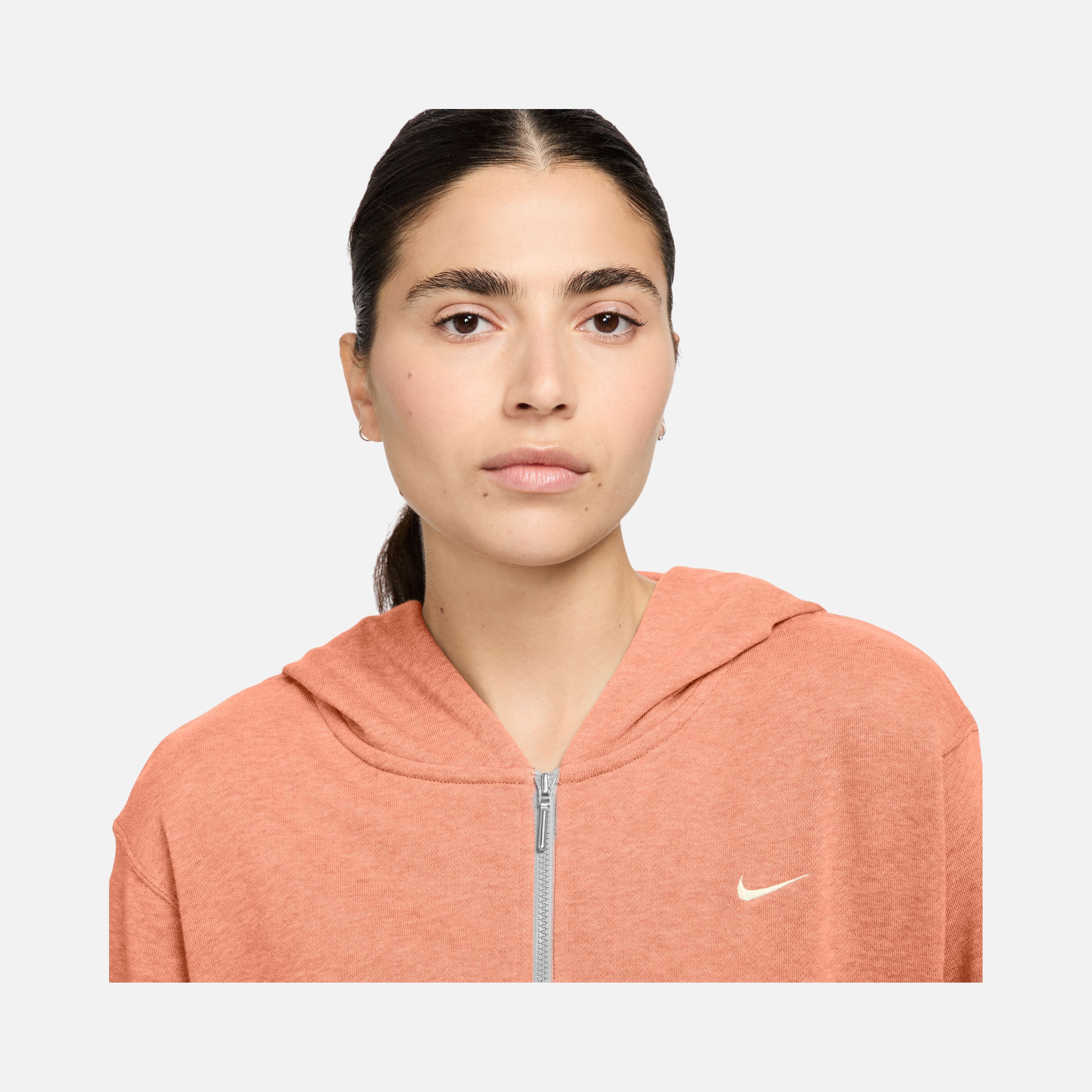 Nike Sportswear Phoenix Fleece Chill French Terry Loose Full-Zip Hoodie Kadın Sweatshirt