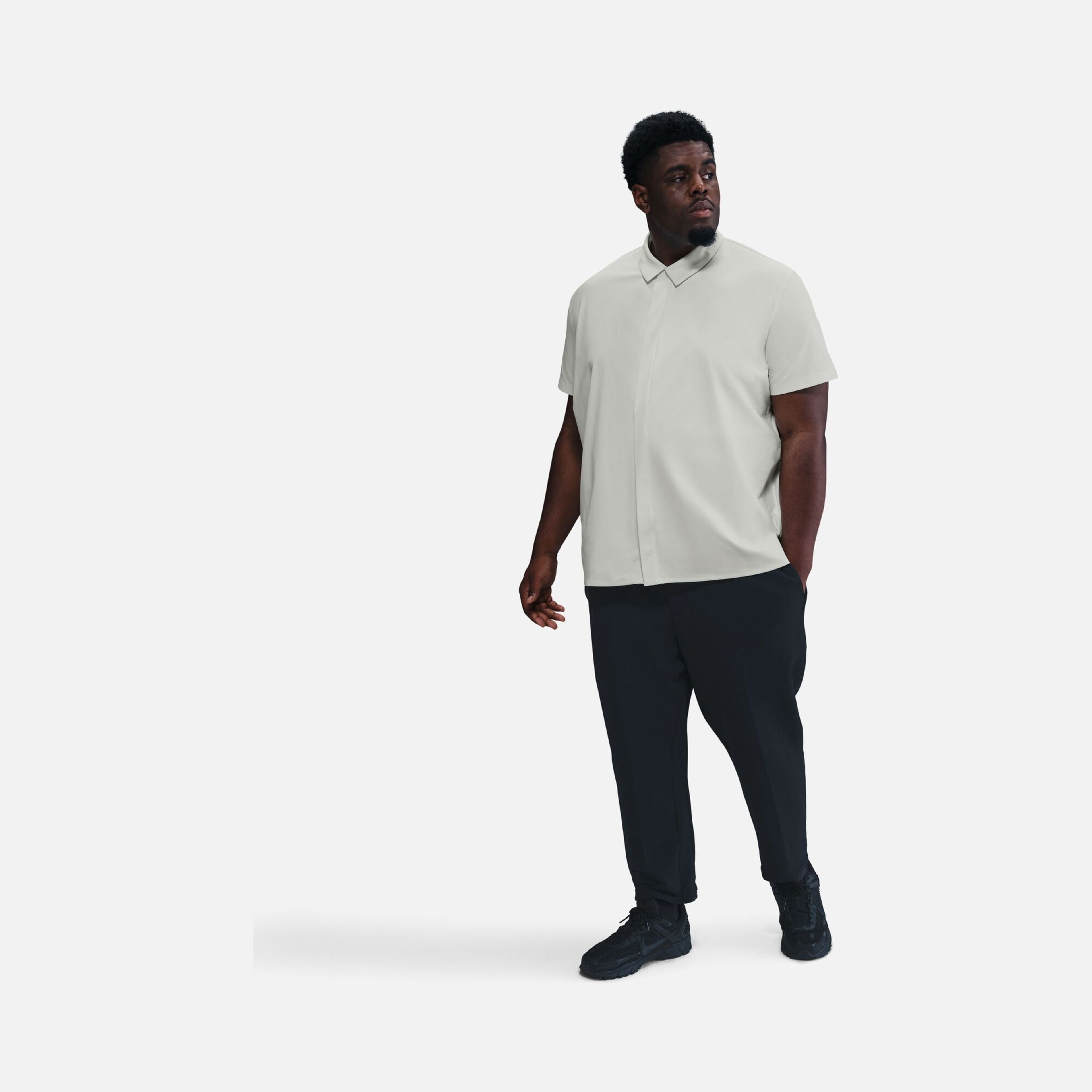 Nike Dri-fit 24.7 Ps Ss Button Down Erkek Tişört