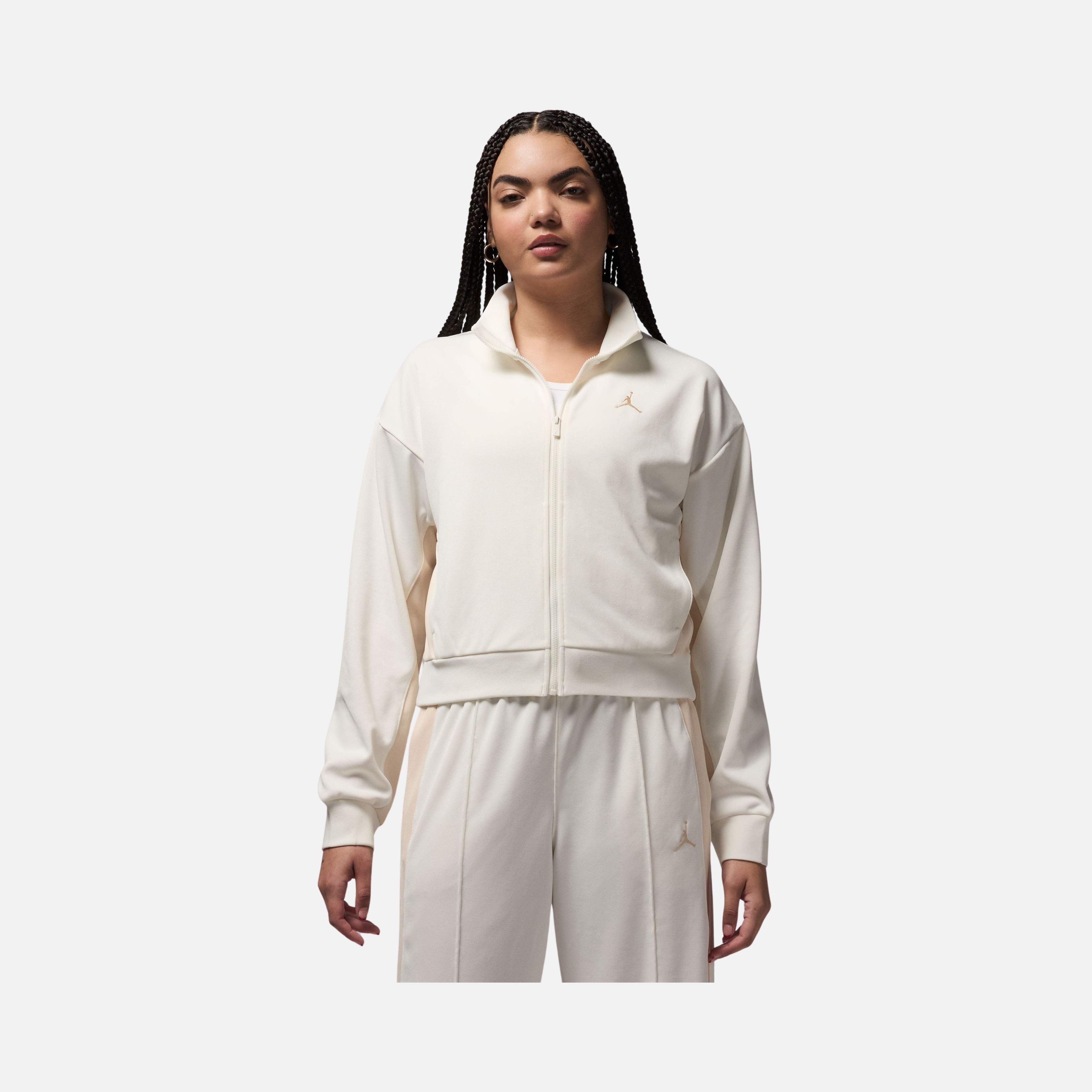 Nike Jordan Knit Colorblock Comfortable Full-Zip Kadın Ceket