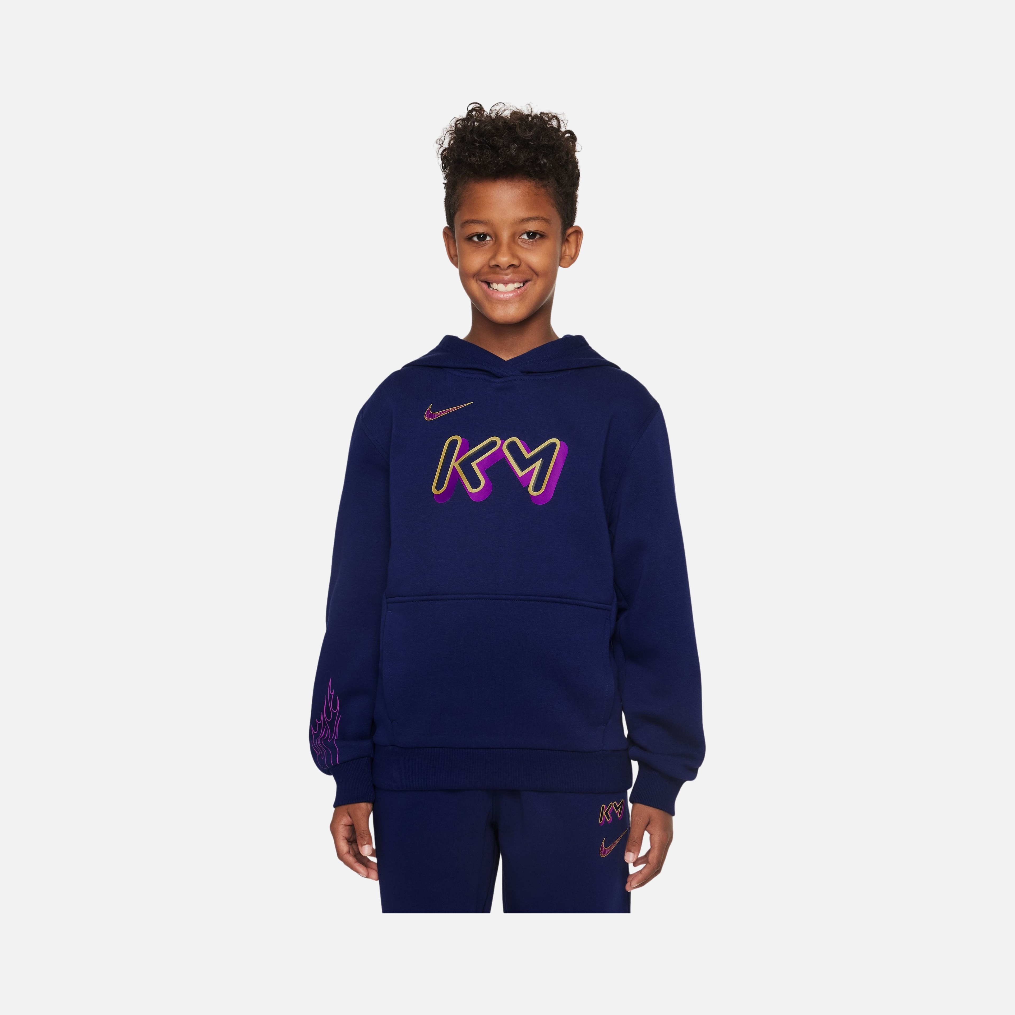 Nike Kylian Mbappe Club Fleece Hoodie Pd Çocuk Sweatshirt