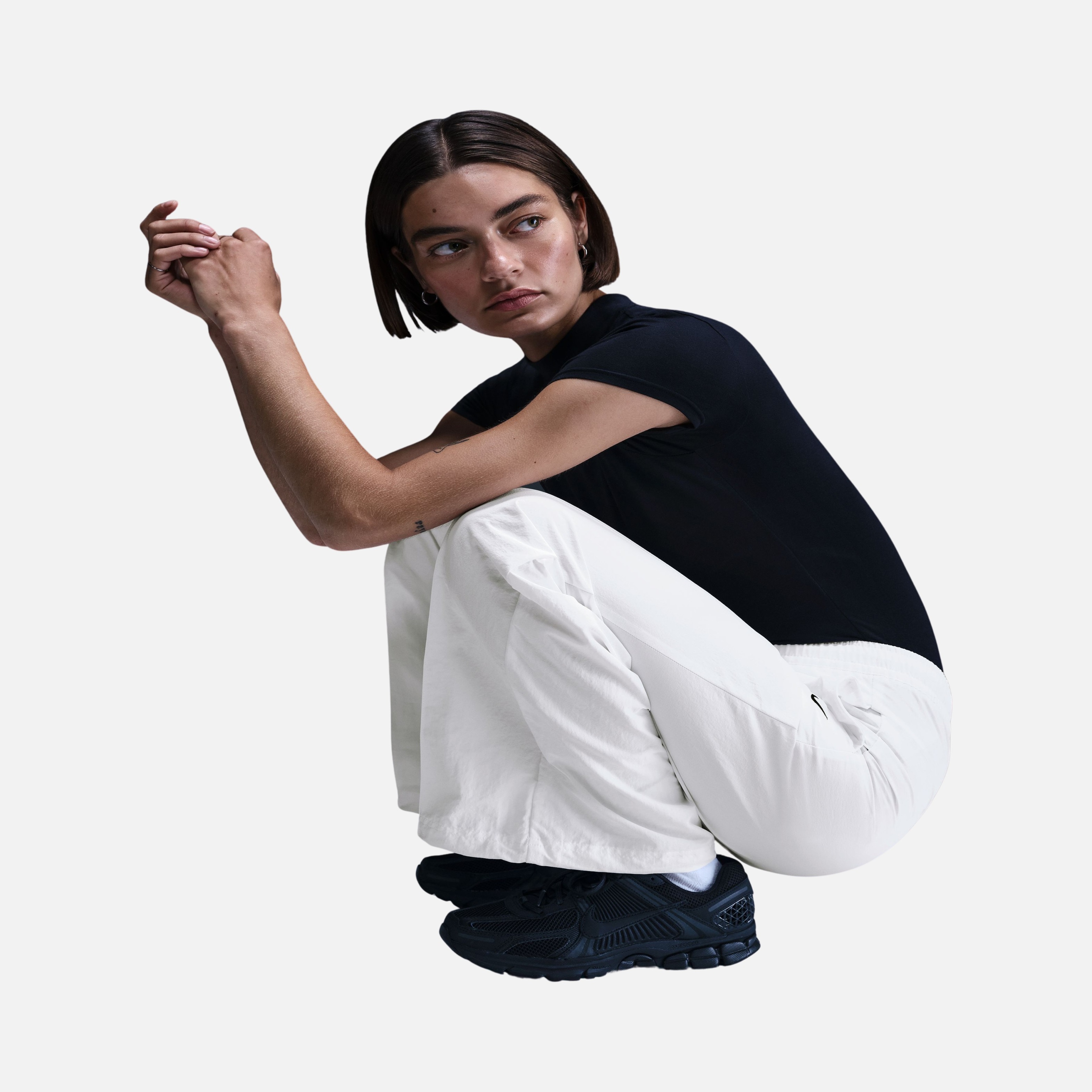 Nike Sportswear Everything Wovens Mid-Rise Open-Hem Kadın Pantolon