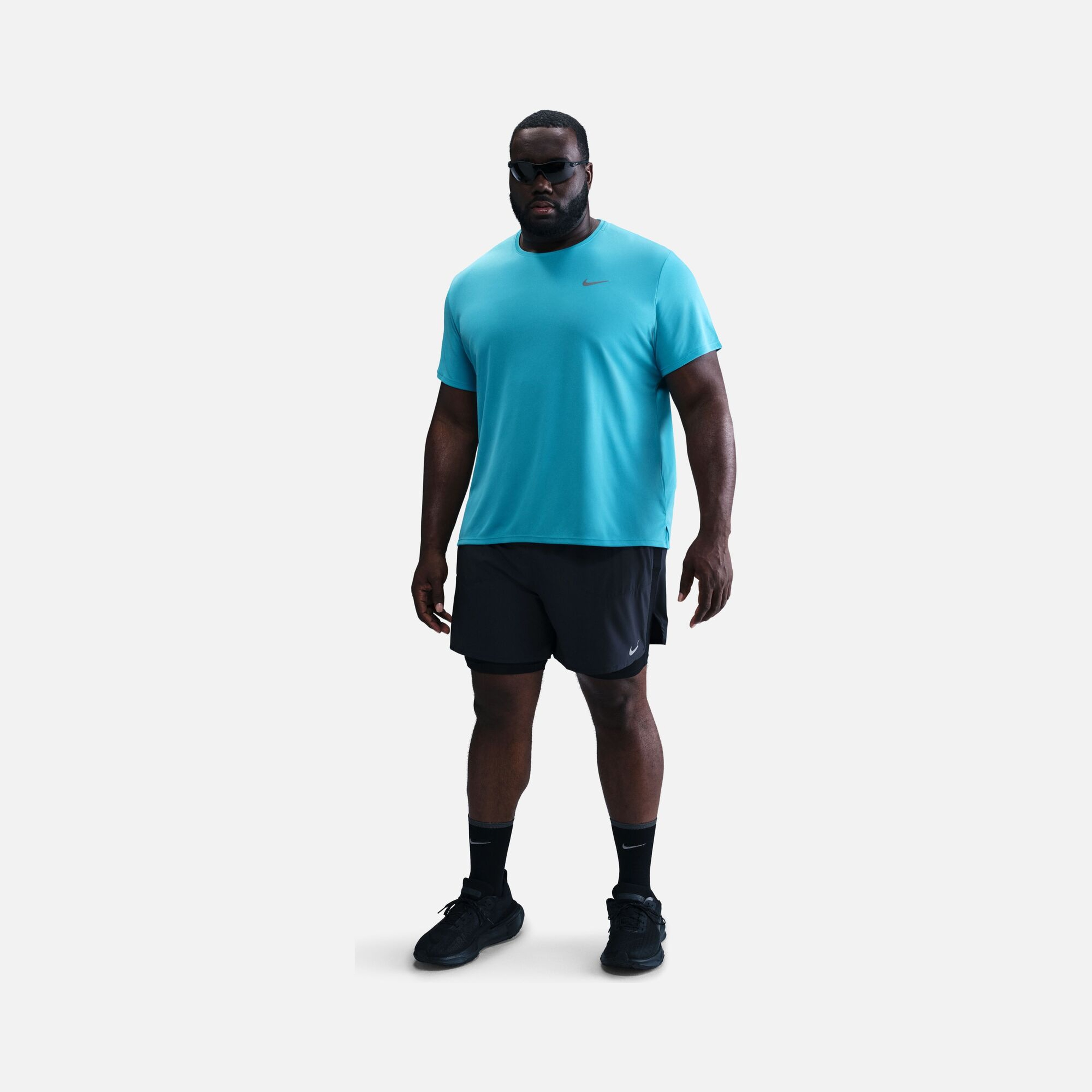 Nike Dri-Fit UV Miler Running Short-Sleeve Erkek Tişört