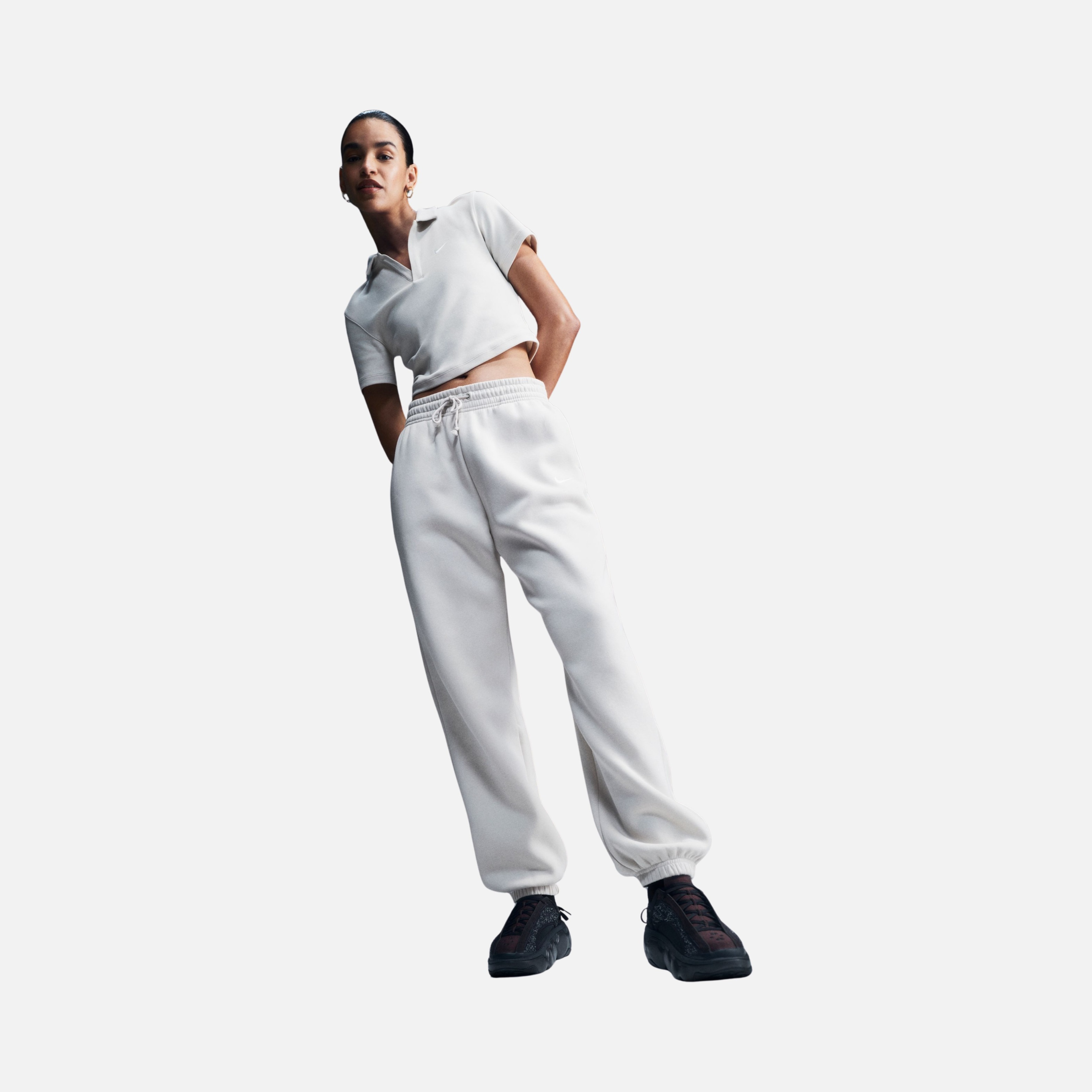 Nike Sportswear Phoenix Fleece High-Waisted Oversized Kadın Eşofman Altı