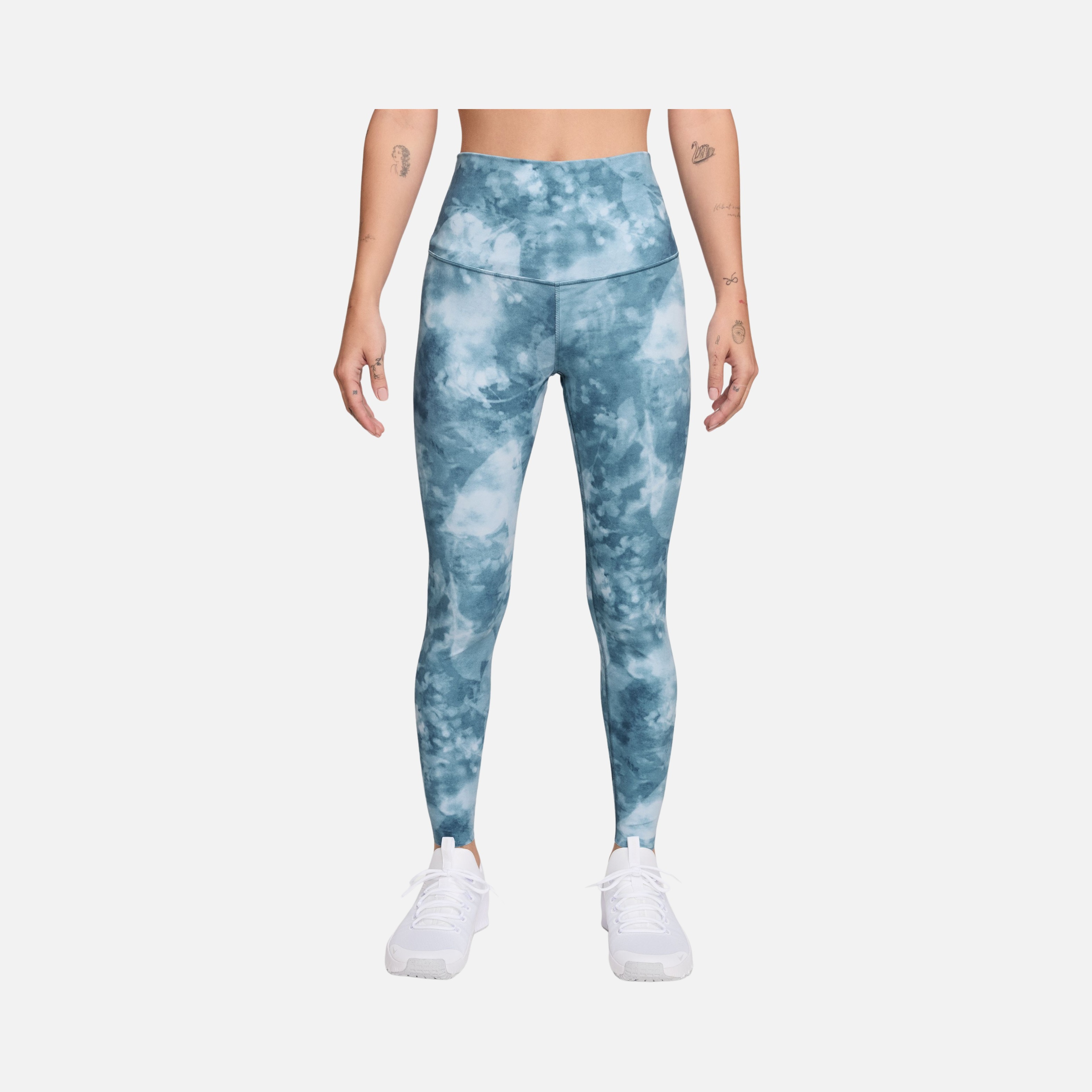 Nike Dri-fit Zenvy Hr 7/8 Tight Aop Kadın Tayt