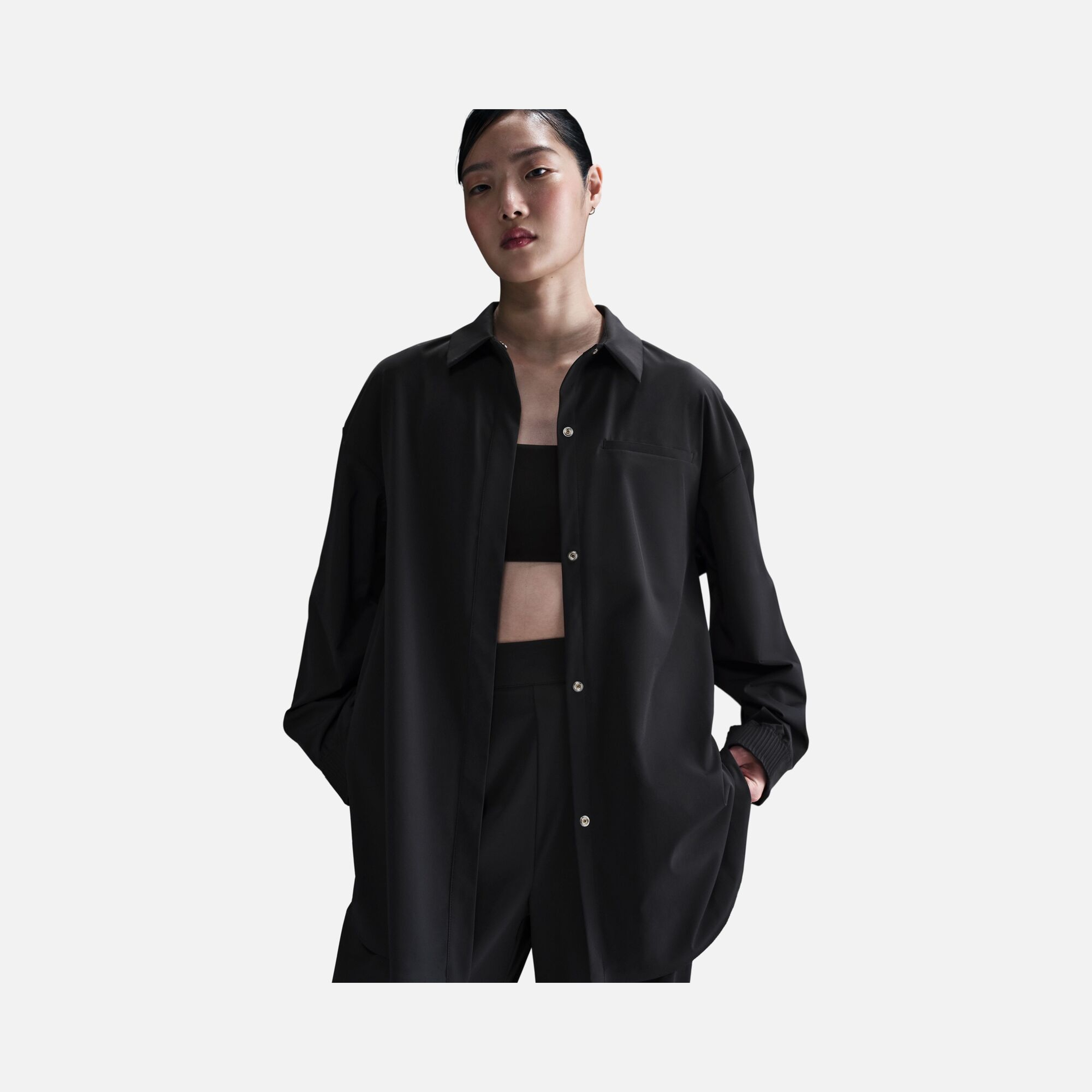 Nike 24.7 Dri-Fit Woven Fabric Training Long-Sleeve Kadın Gömlek