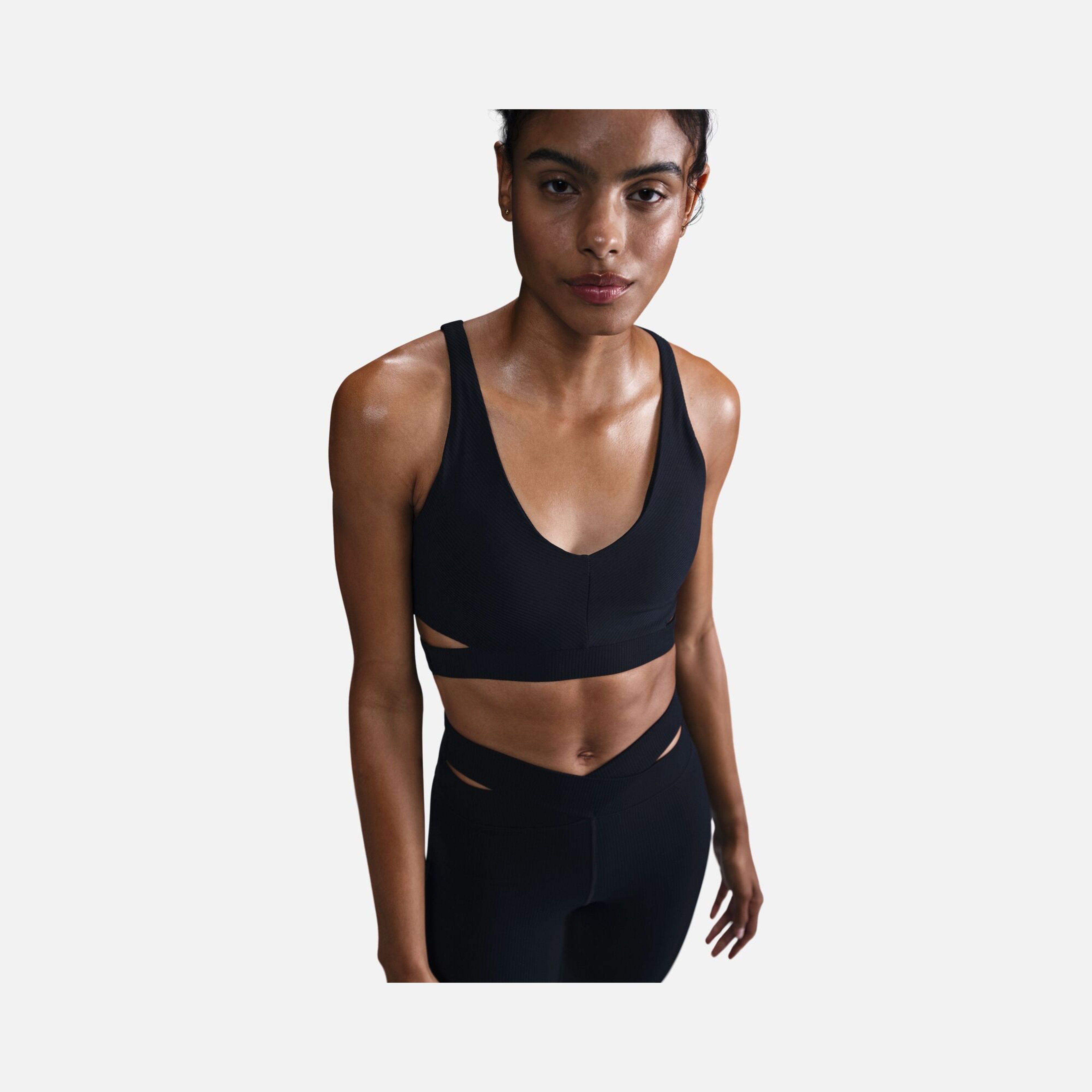 Nike Zenvy Rib Kadın Bra